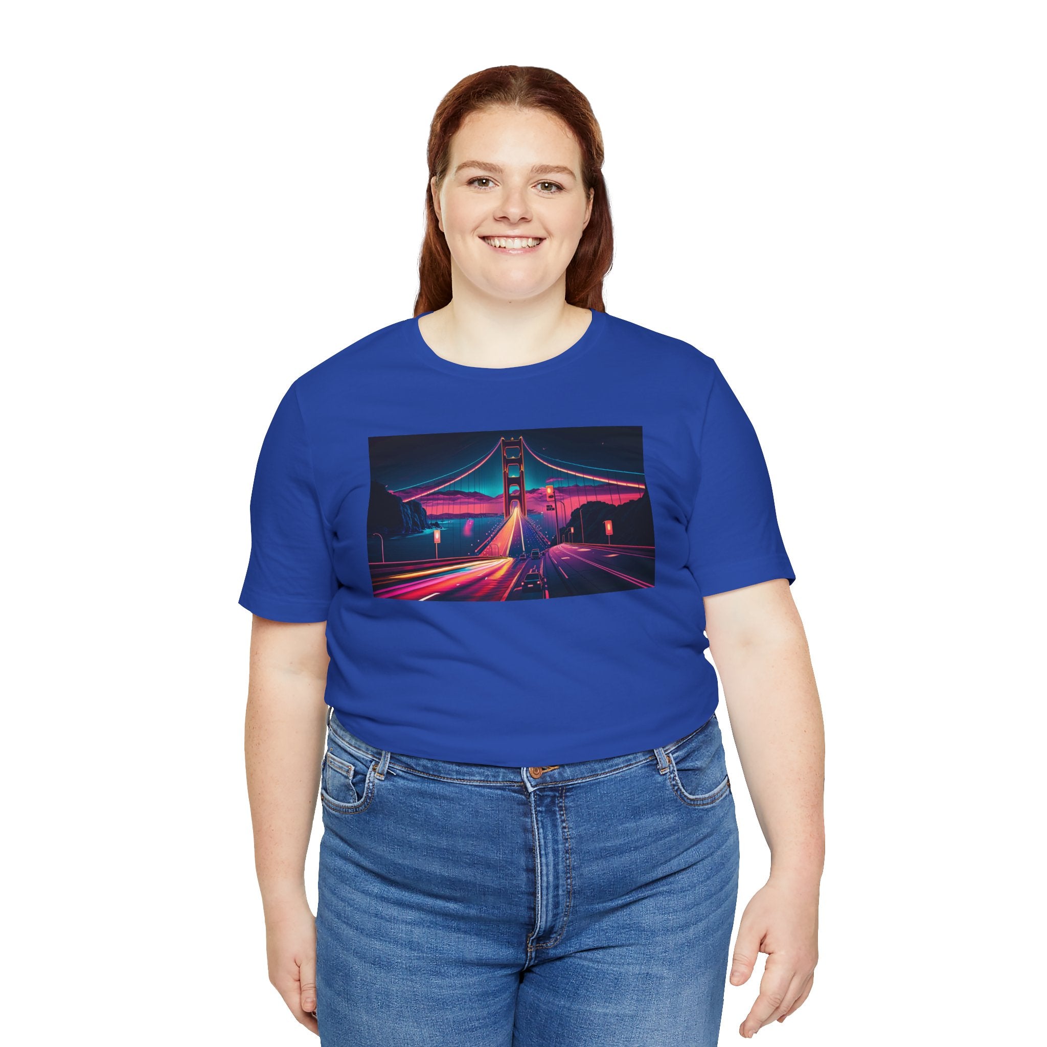 Unisex Jersey Short Sleeve Tee - Golden Gate Bridge, San Francisco, USA