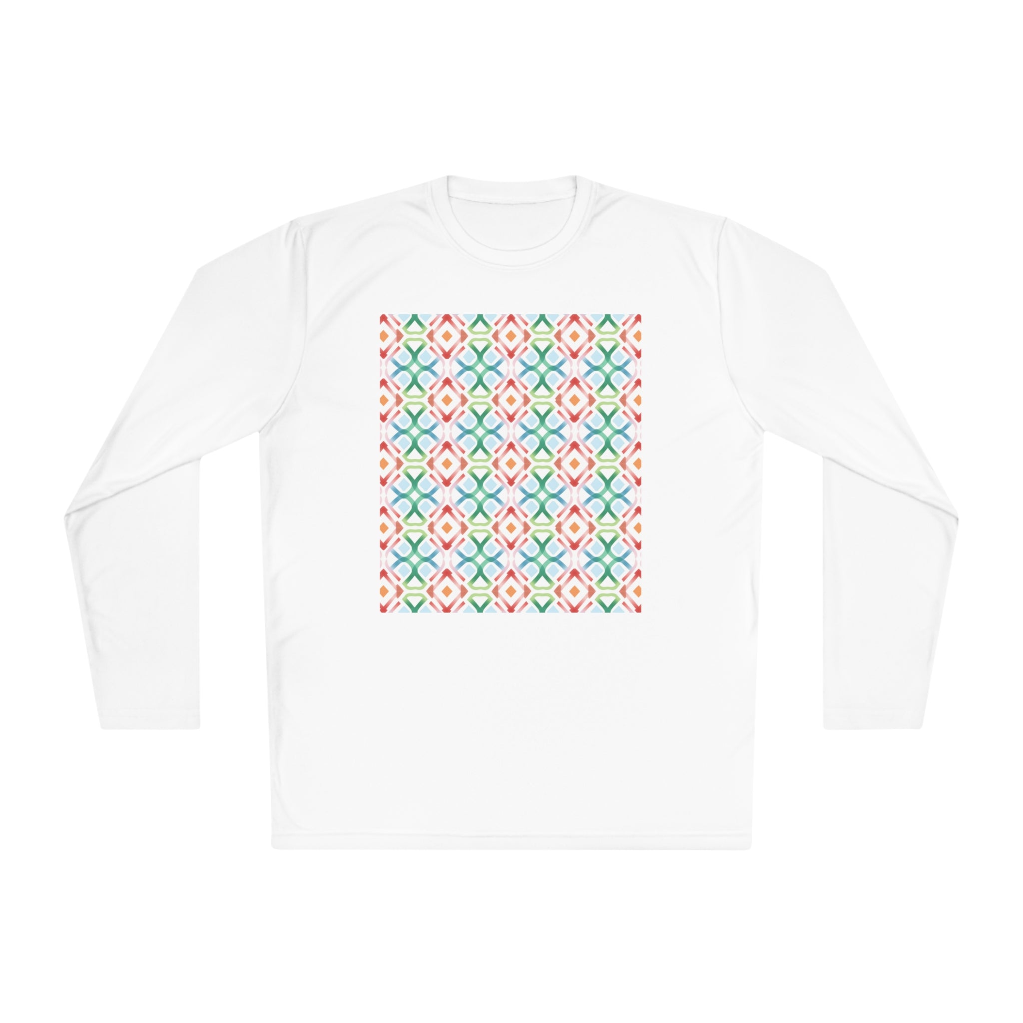 Unisex Lightweight Long Sleeve Tee (AOP) - Abstract Designs 09