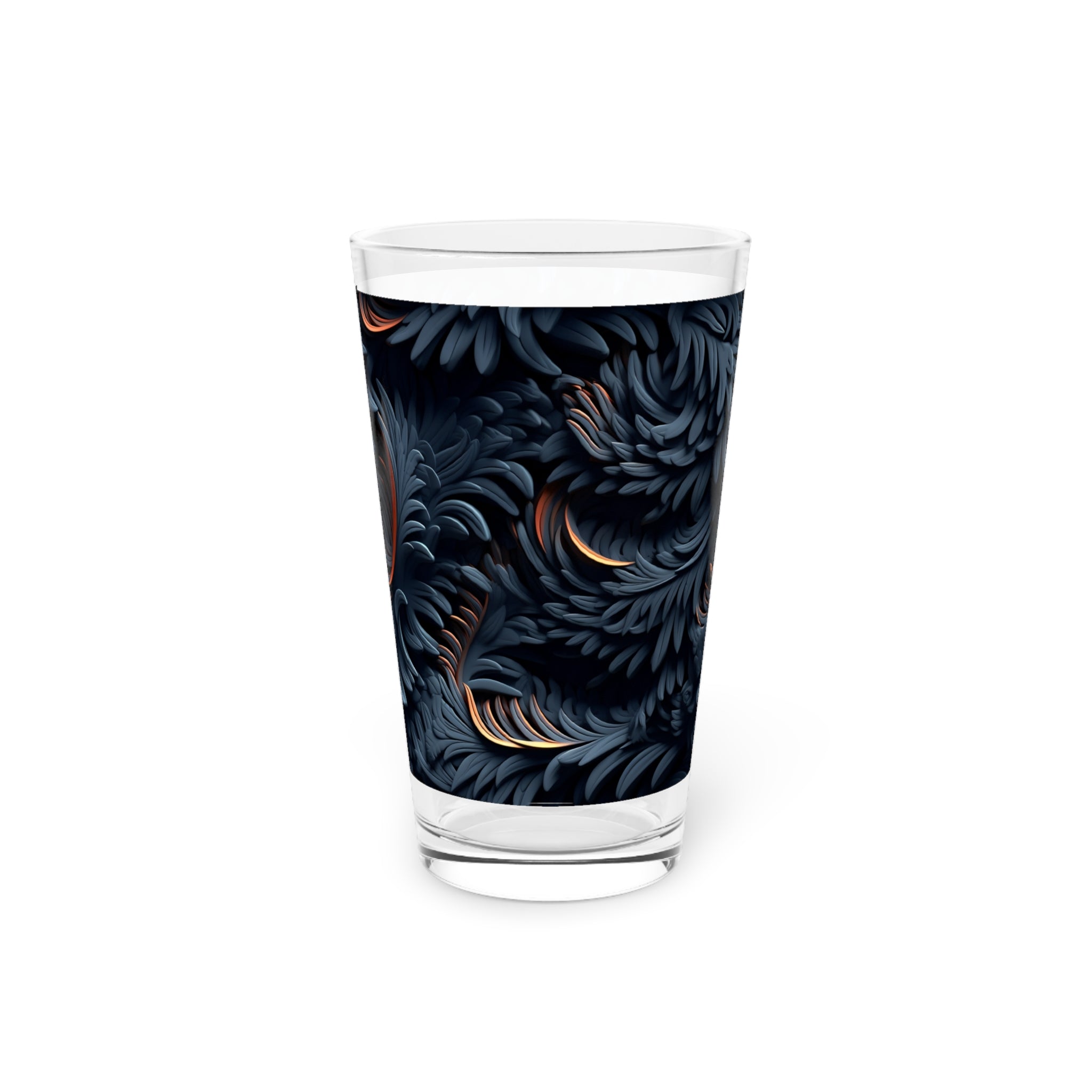Pint Glass, 16oz - Abstract Designs 02