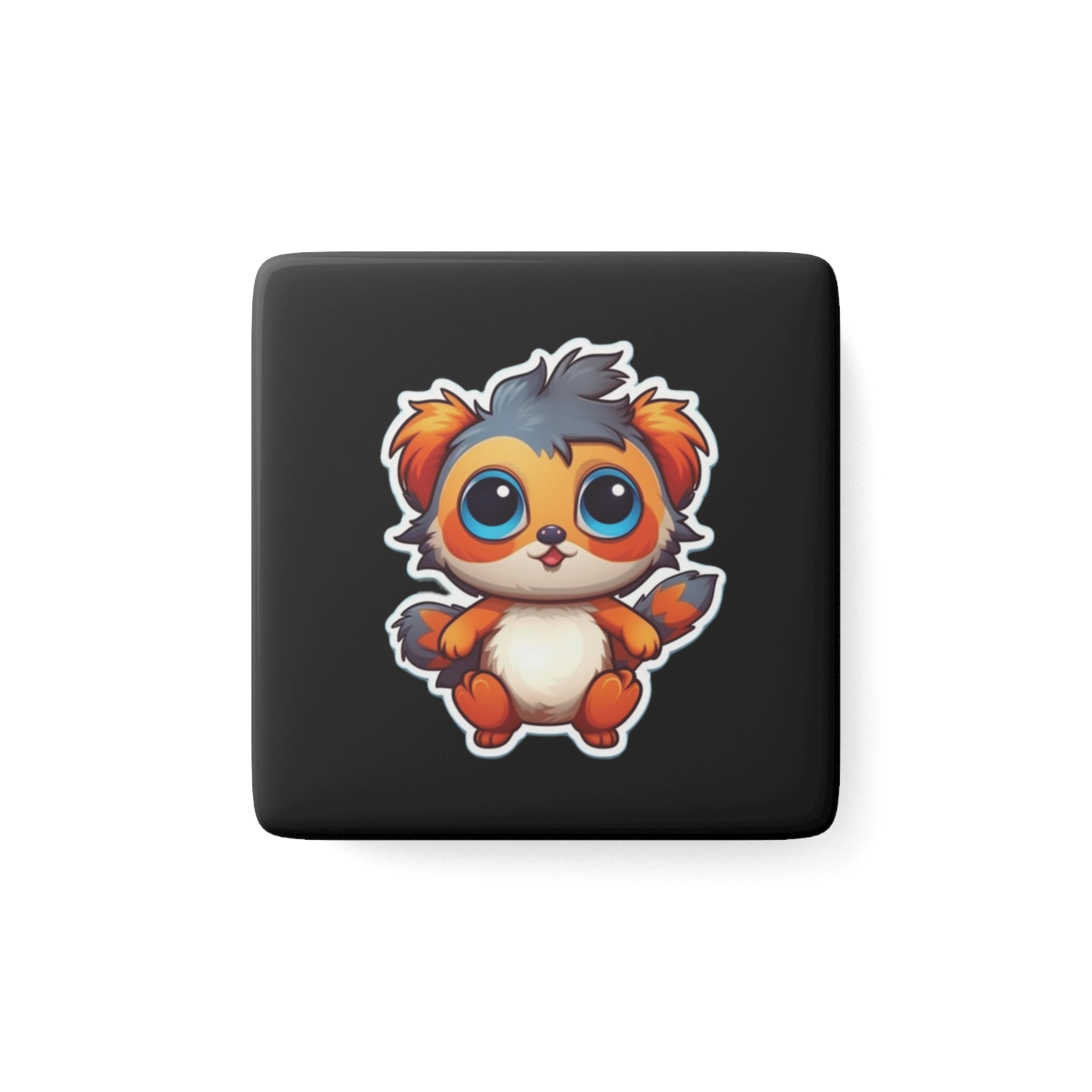 Porcelain Magnet, Square - Adorable Mascots 12