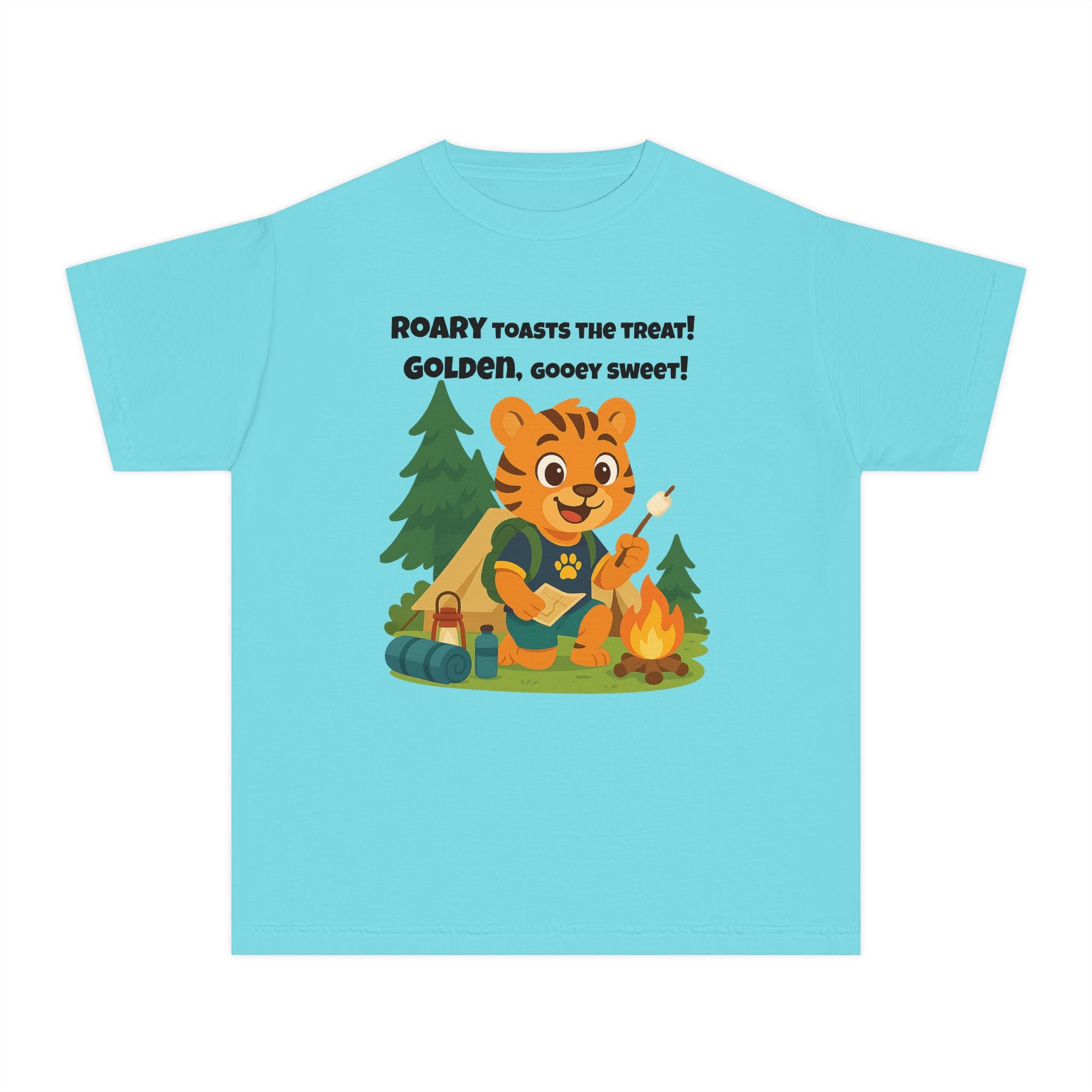 Youth Midweight Cotton Tee - Roary's Camping Adventures