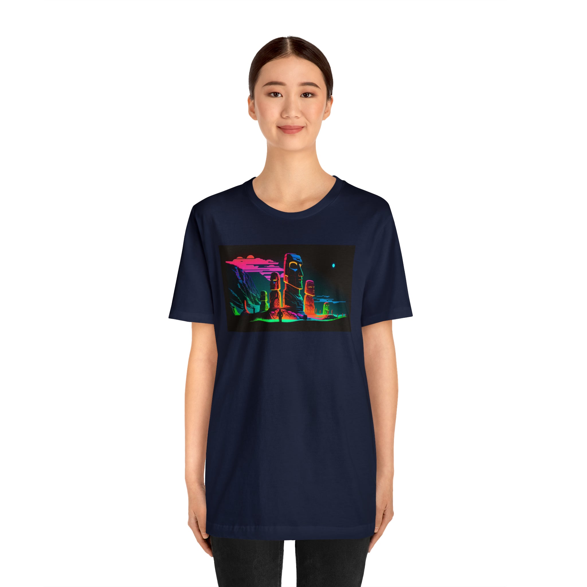 Unisex Jersey Short Sleeve Tee - Easter Islands, Chile