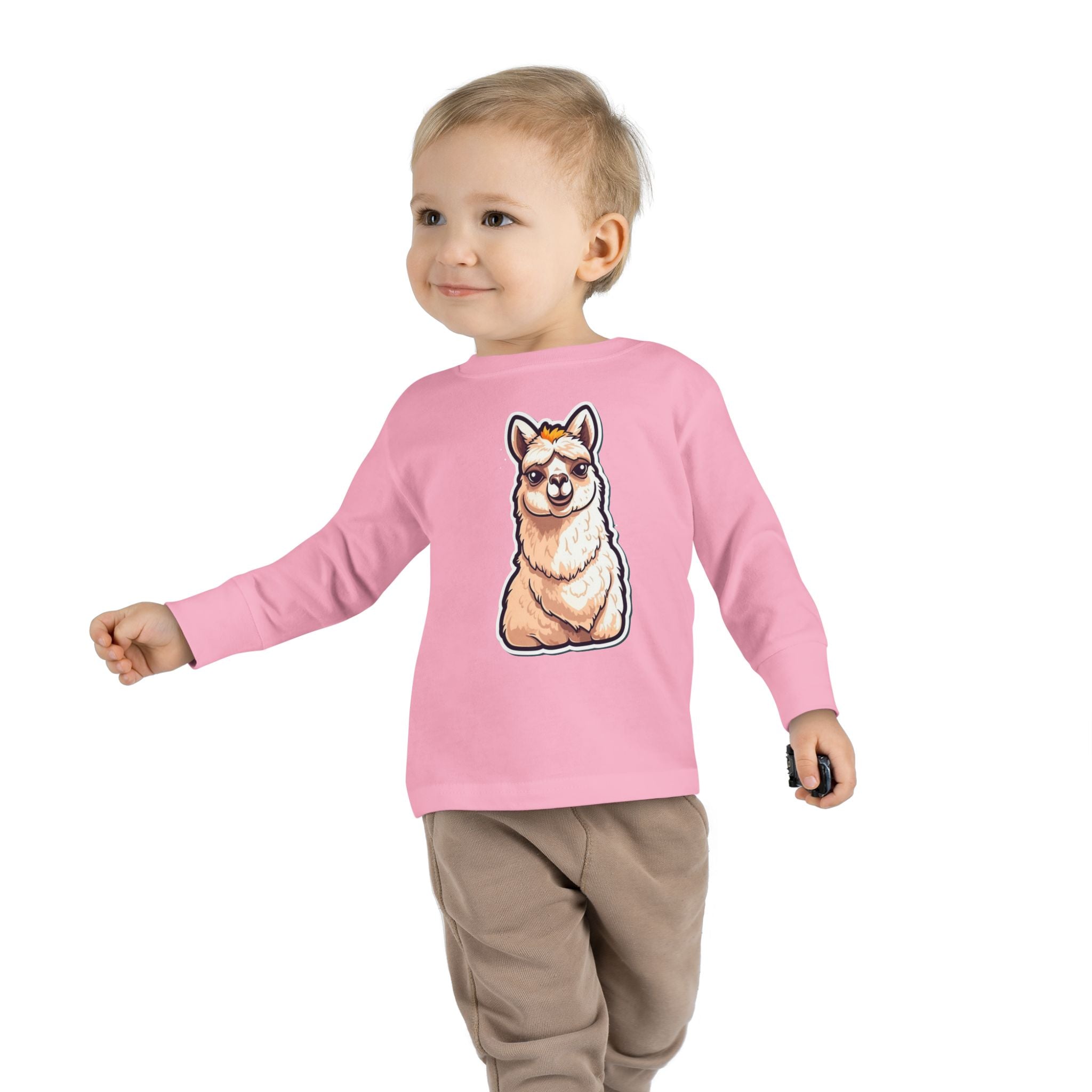 Toddler Long Sleeve Tee - Llama Calf