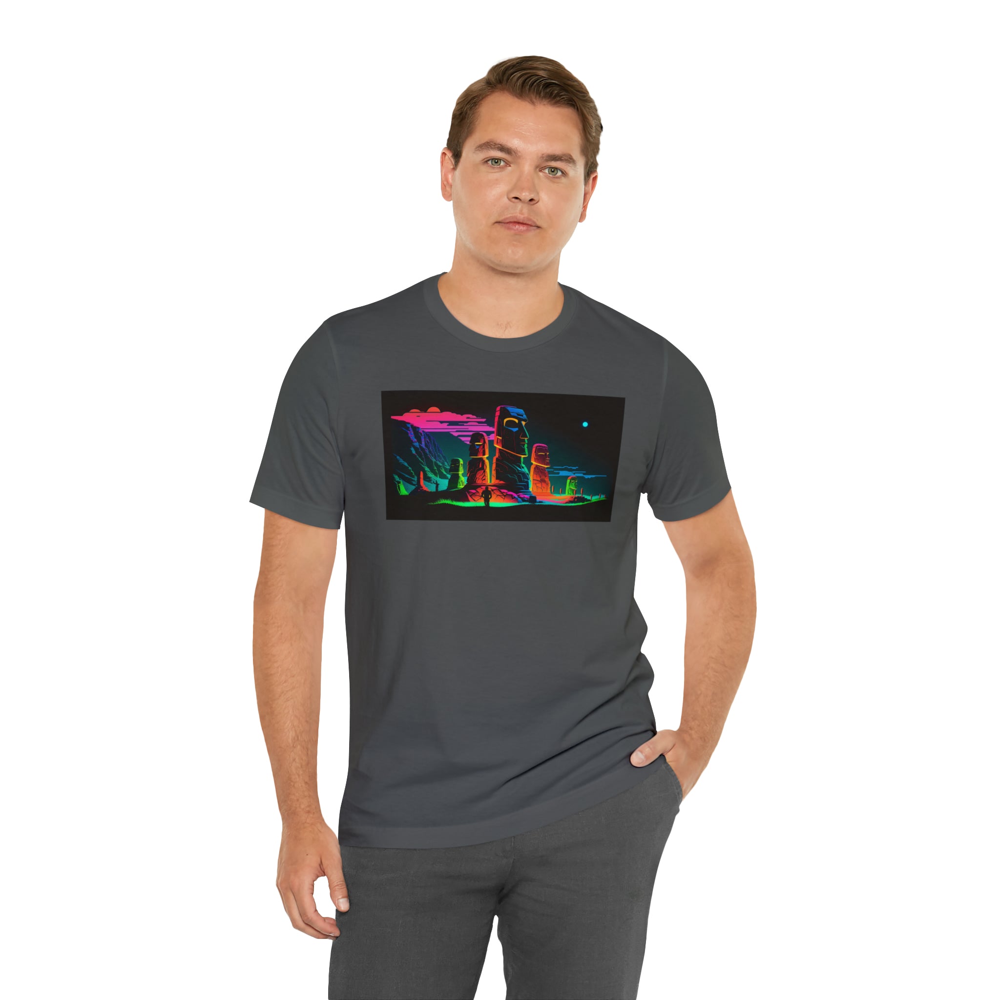Unisex Jersey Short Sleeve Tee - Easter Islands, Chile