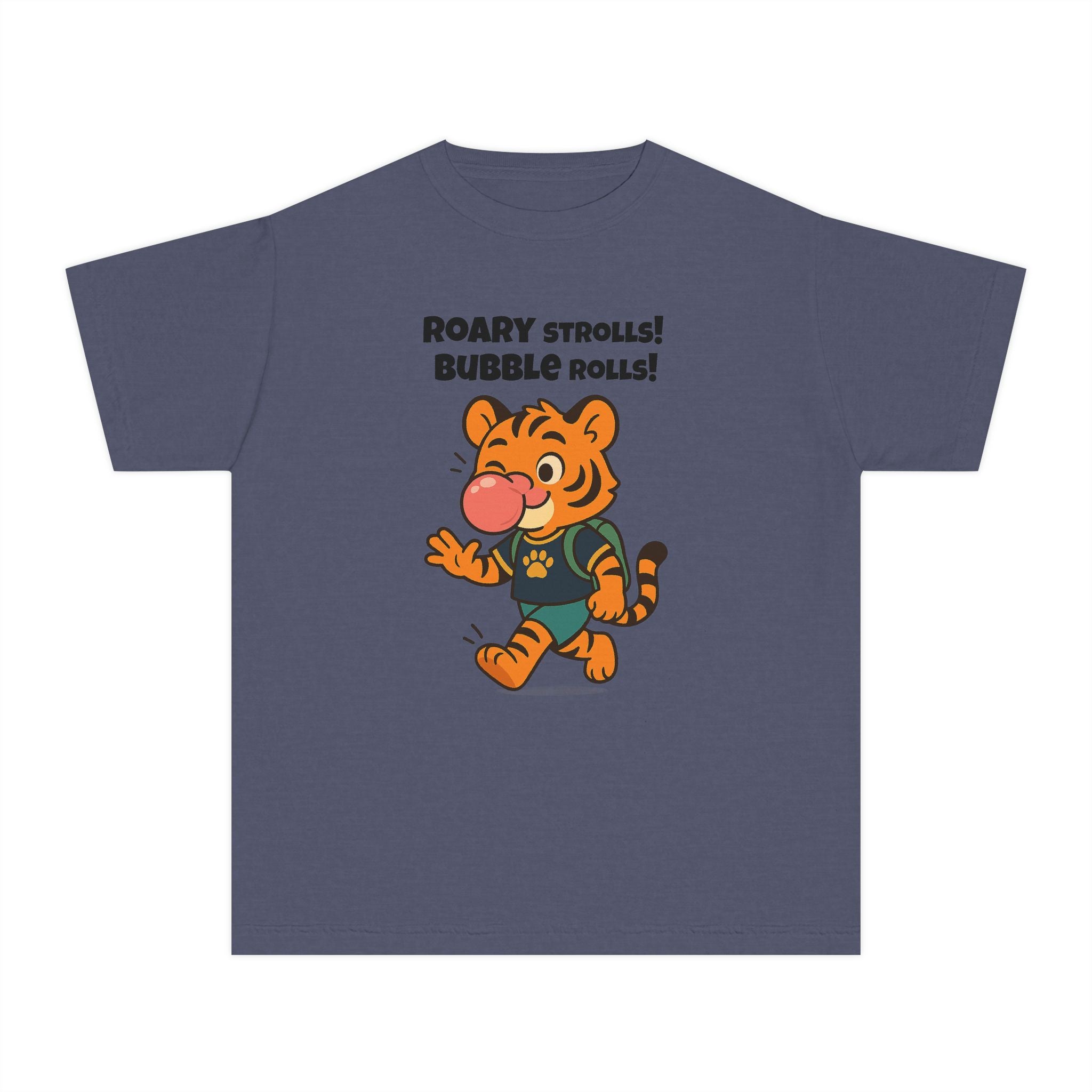 Youth Midweight Cotton Tee - Roary's Bubblegum Time