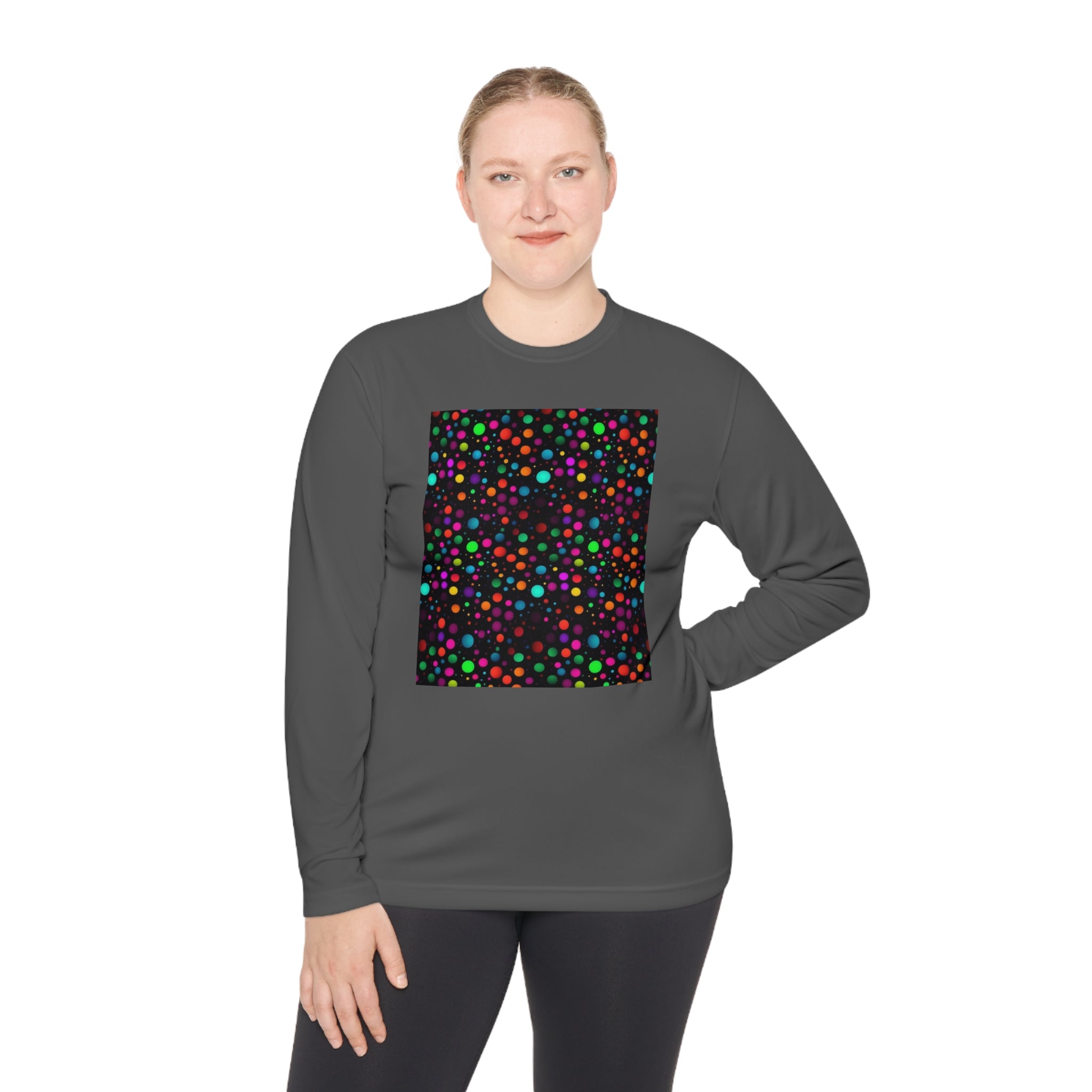 Unisex Lightweight Long Sleeve Tee (AOP) - Abstract Designs 15