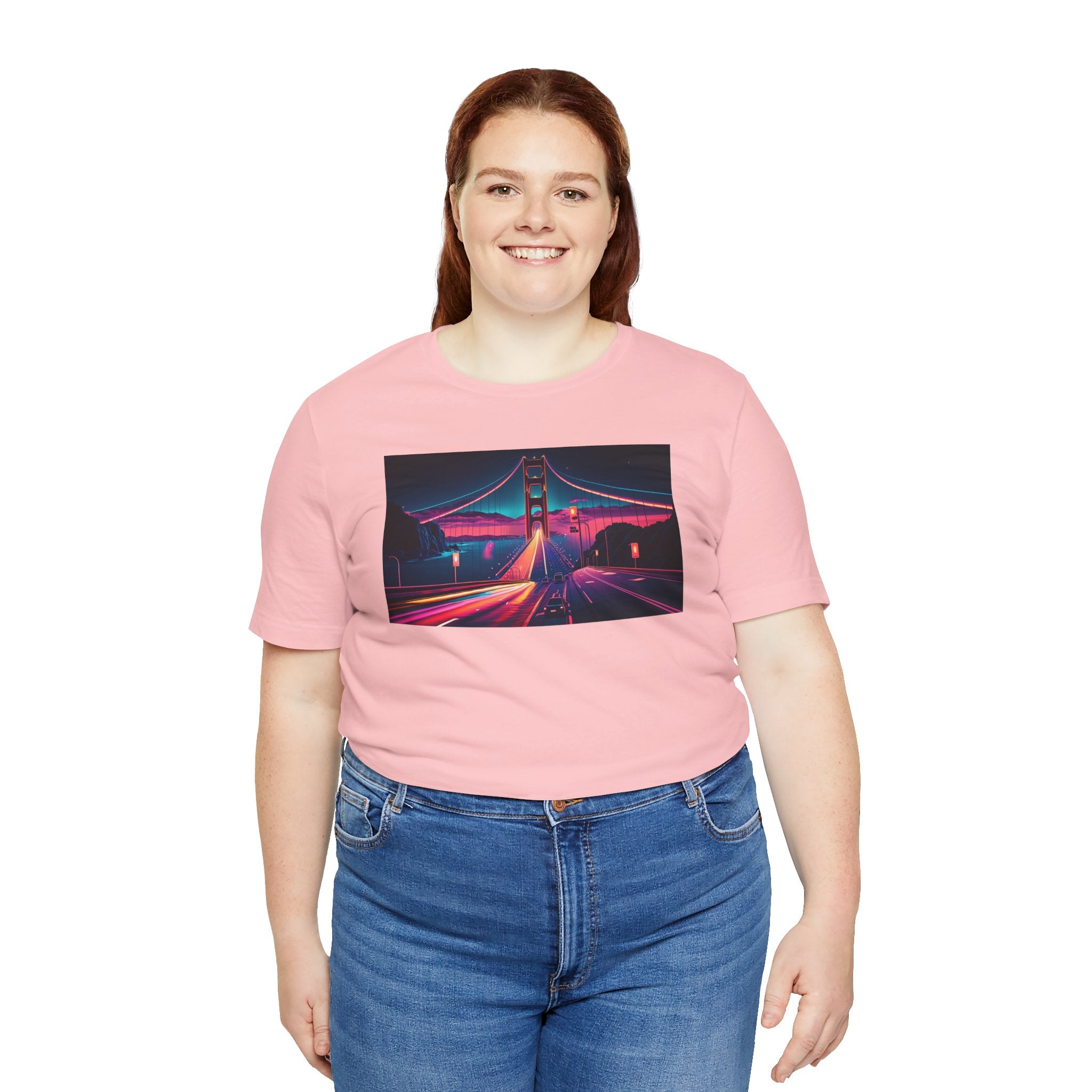 Unisex Jersey Short Sleeve Tee - Golden Gate Bridge, San Francisco, USA