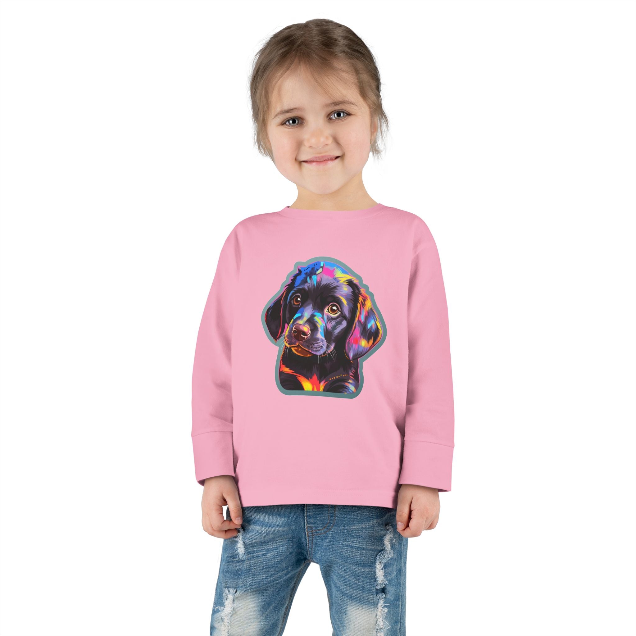 Toddler Long Sleeve Tee - Puppies 02