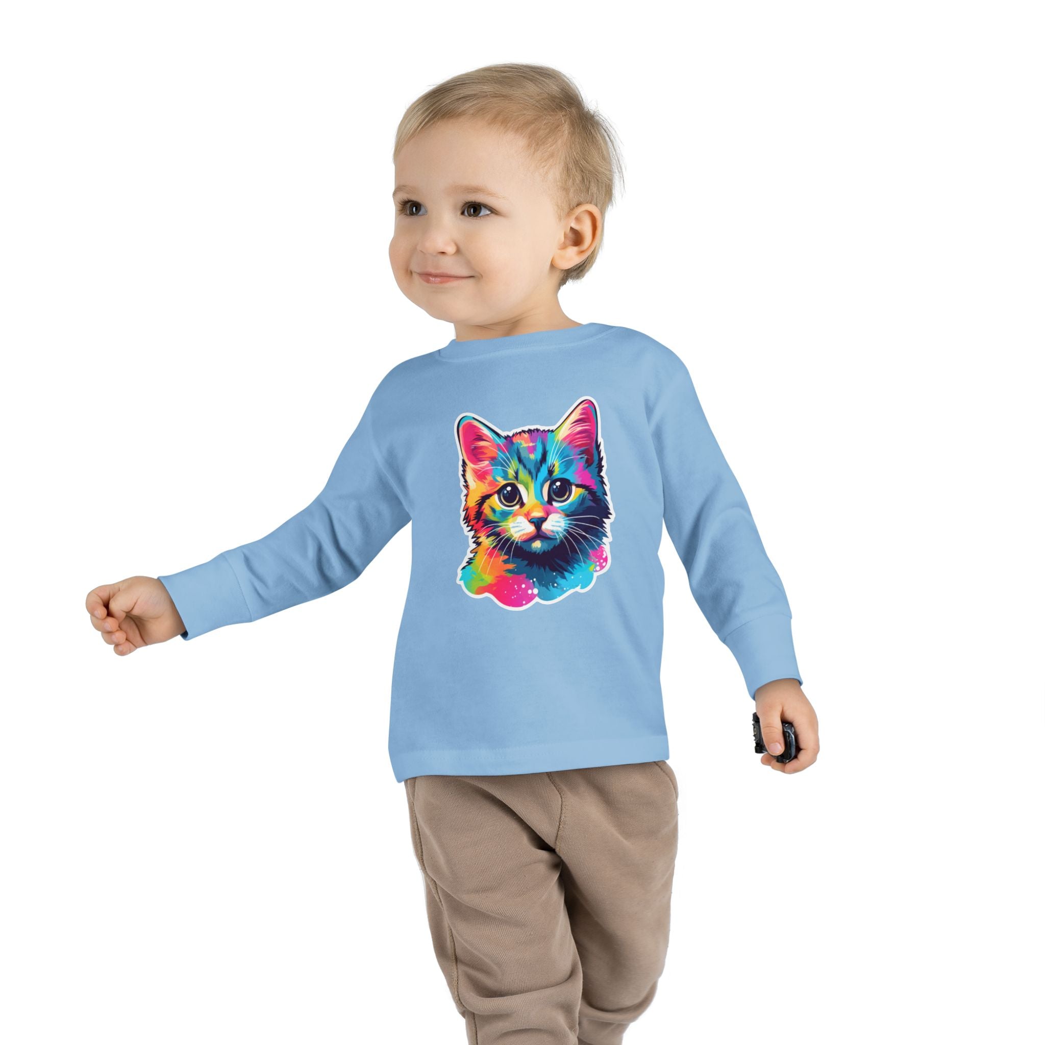 Toddler Long Sleeve Tee - Kittens 02