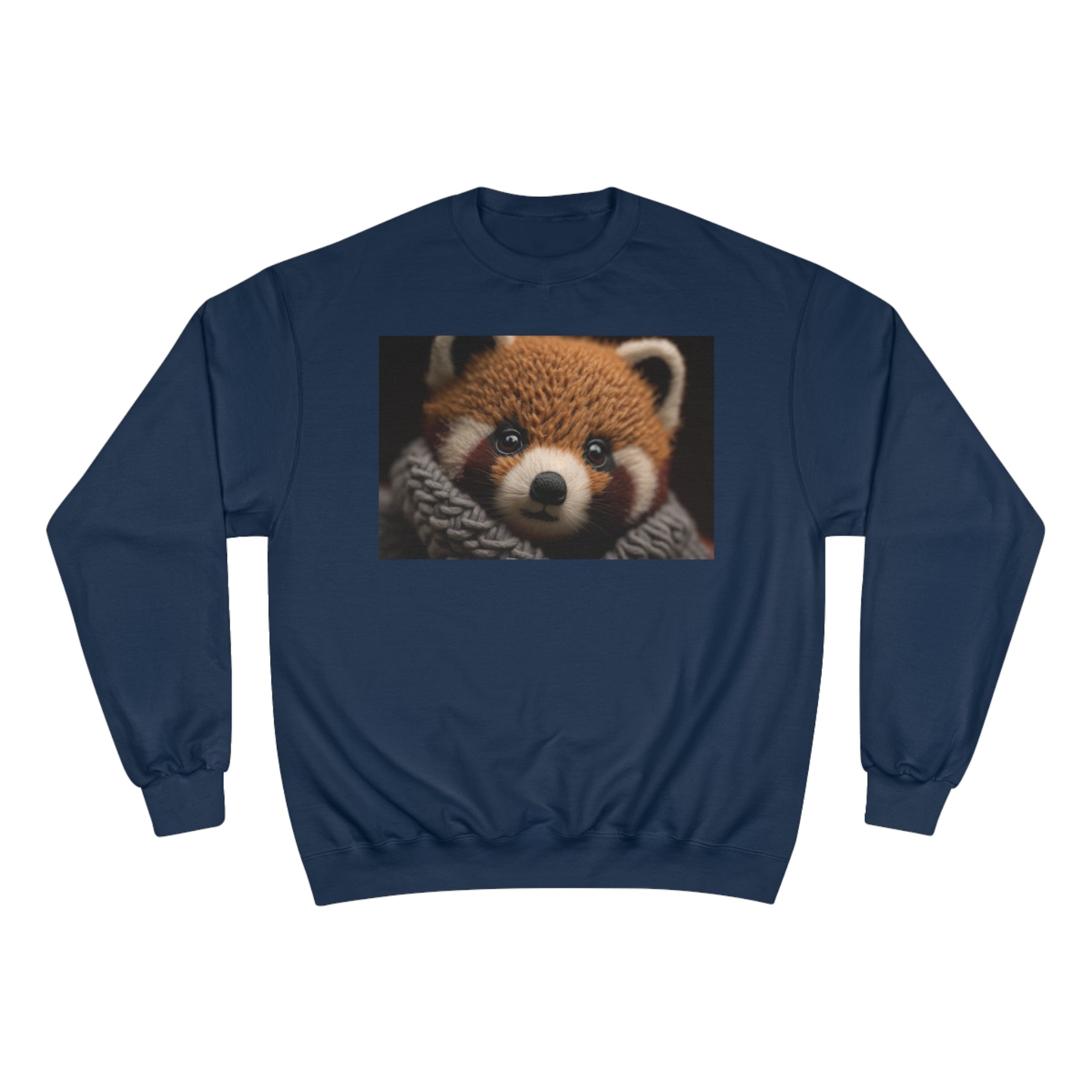 Champion Sweatshirt - Knit Animals, Red Panda Cub