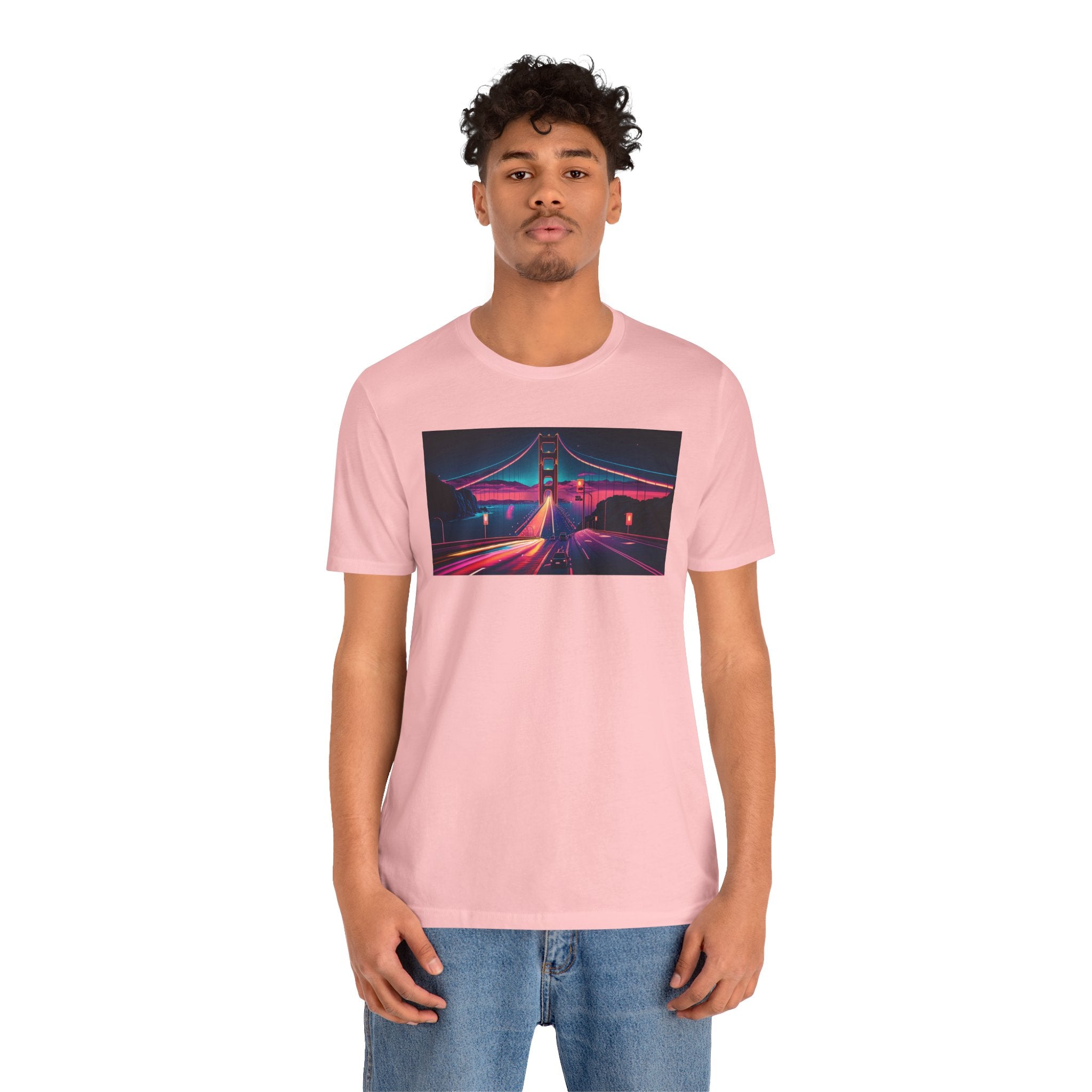 Unisex Jersey Short Sleeve Tee - Golden Gate Bridge, San Francisco, USA