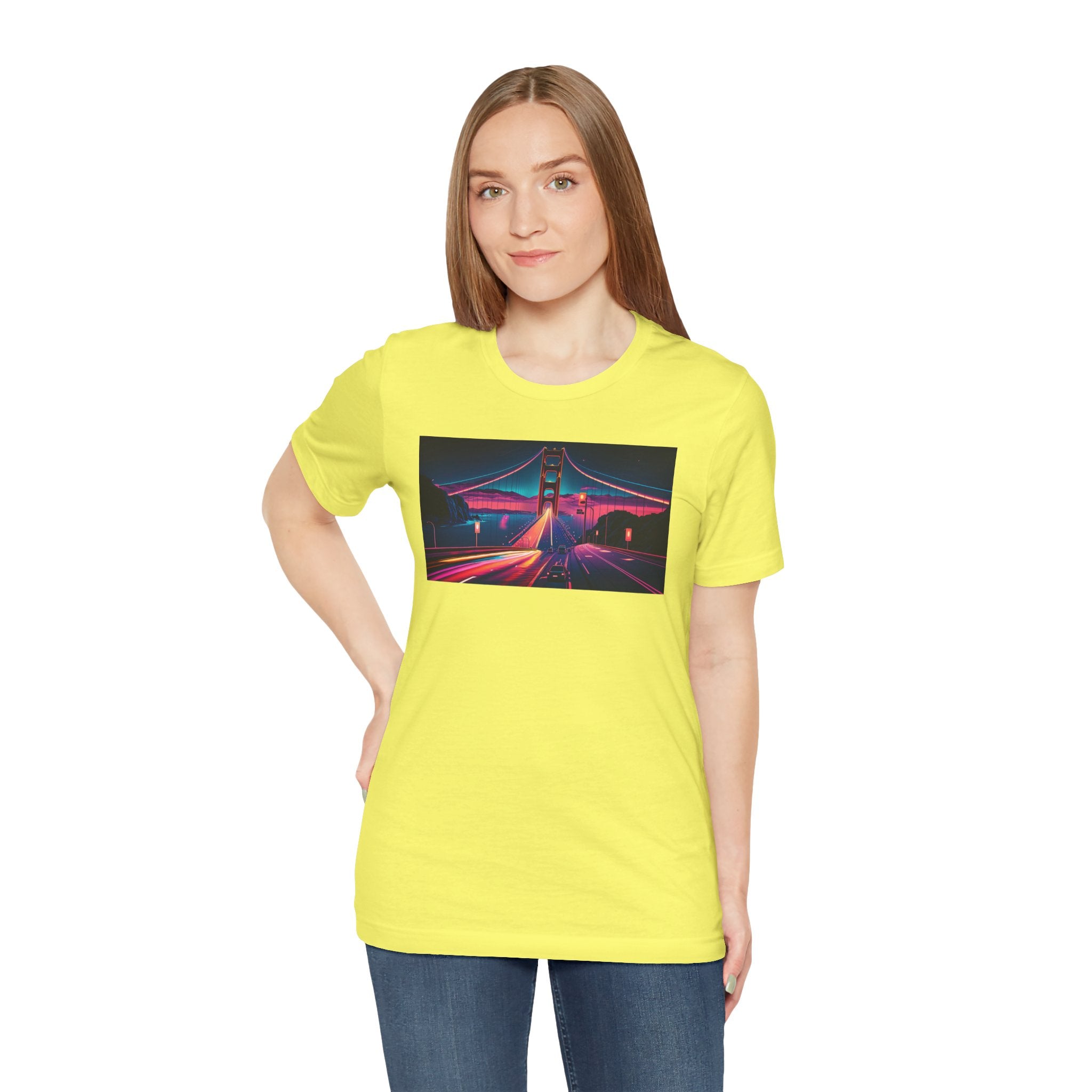 Unisex Jersey Short Sleeve Tee - Golden Gate Bridge, San Francisco, USA