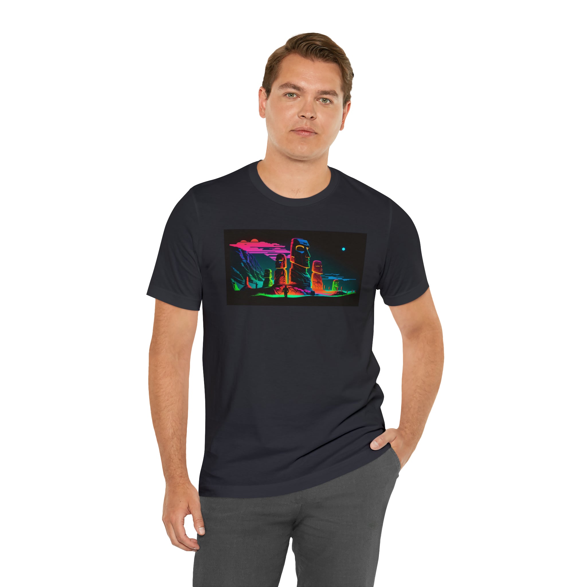 Unisex Jersey Short Sleeve Tee - Easter Islands, Chile