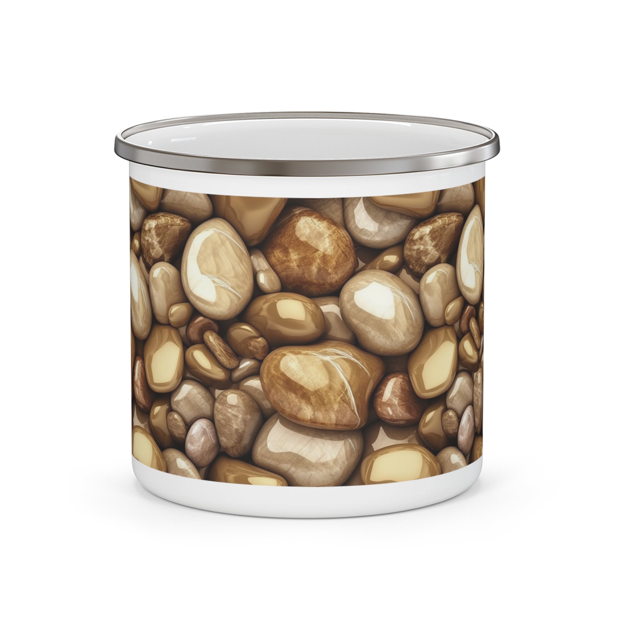 Enamel Camping Mug - Seamless Designs 03