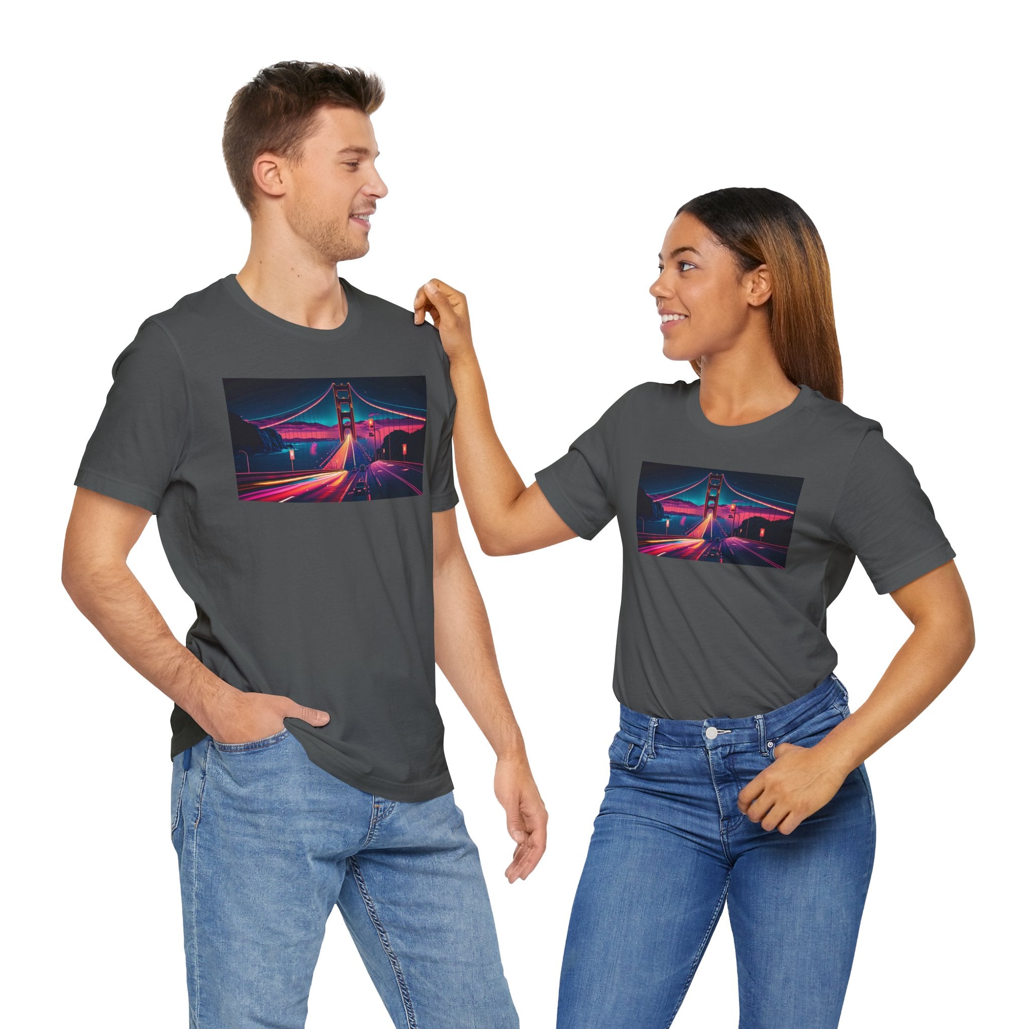 Unisex Jersey Short Sleeve Tee - Golden Gate Bridge, San Francisco, USA