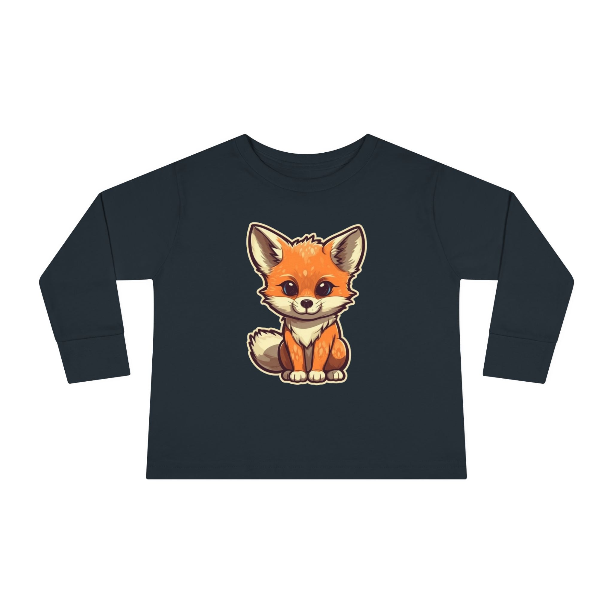 Toddler Long Sleeve Tee - Fox Pup