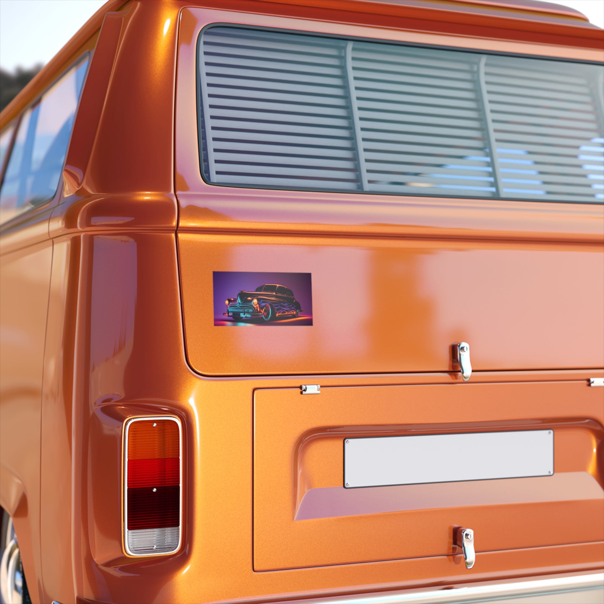 Bumper Stickers - Neon Car Design 06