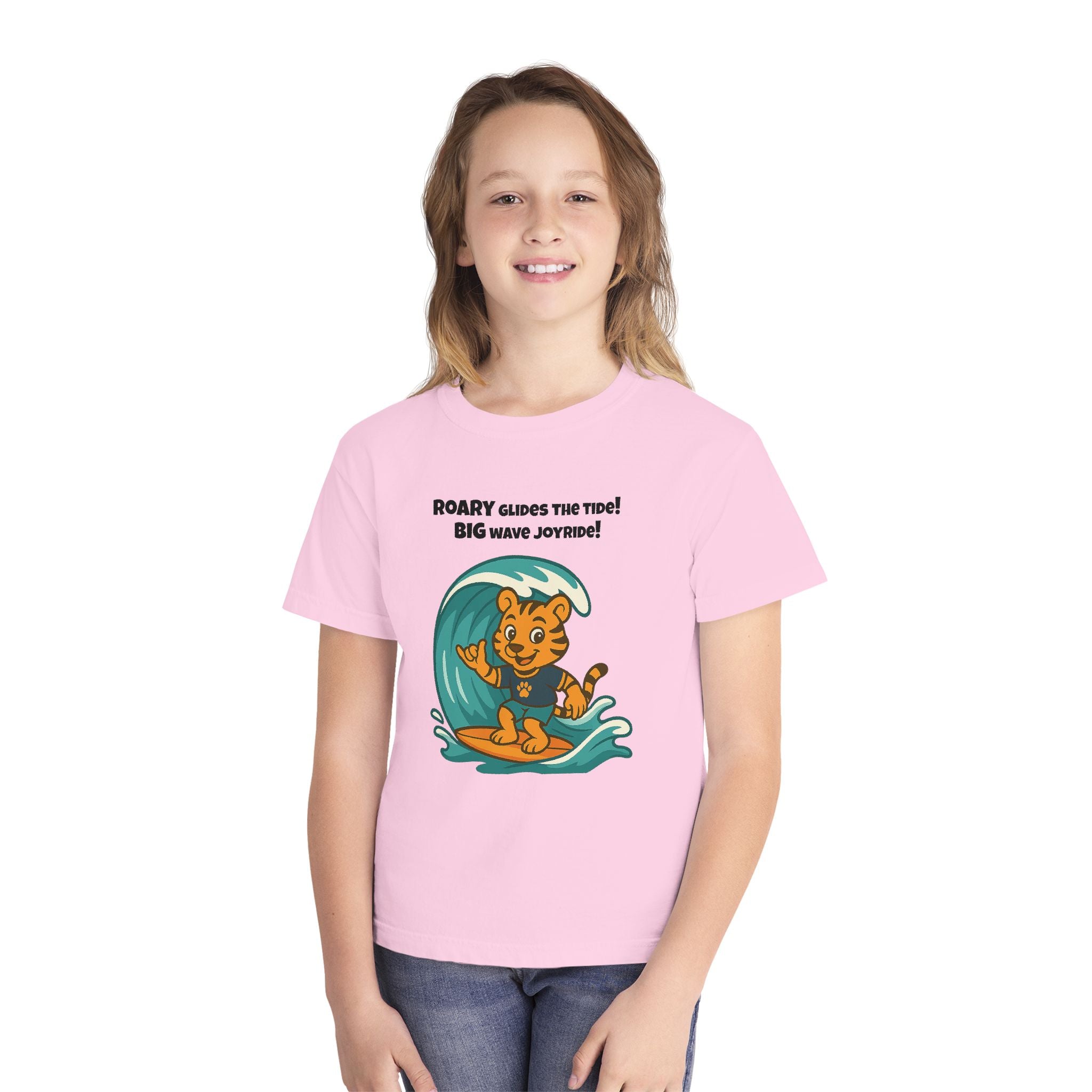 Youth Midweight Cotton Tee - Roary's Surf time