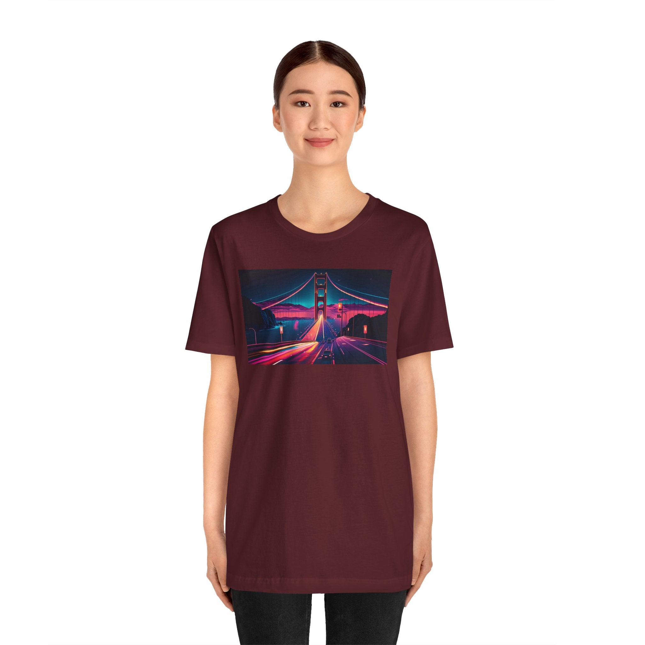 Unisex Jersey Short Sleeve Tee - Golden Gate Bridge, San Francisco, USA