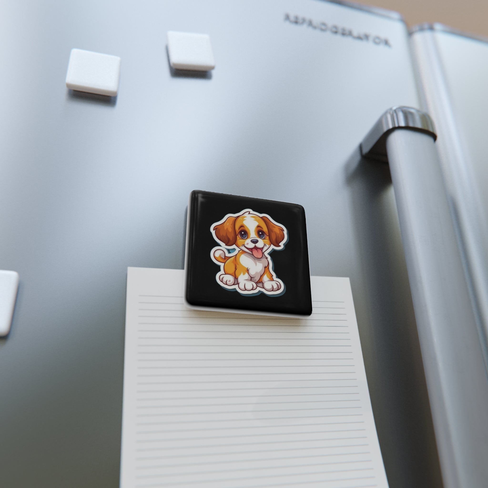 Porcelain Magnet, Square - Adorable Mascots 03