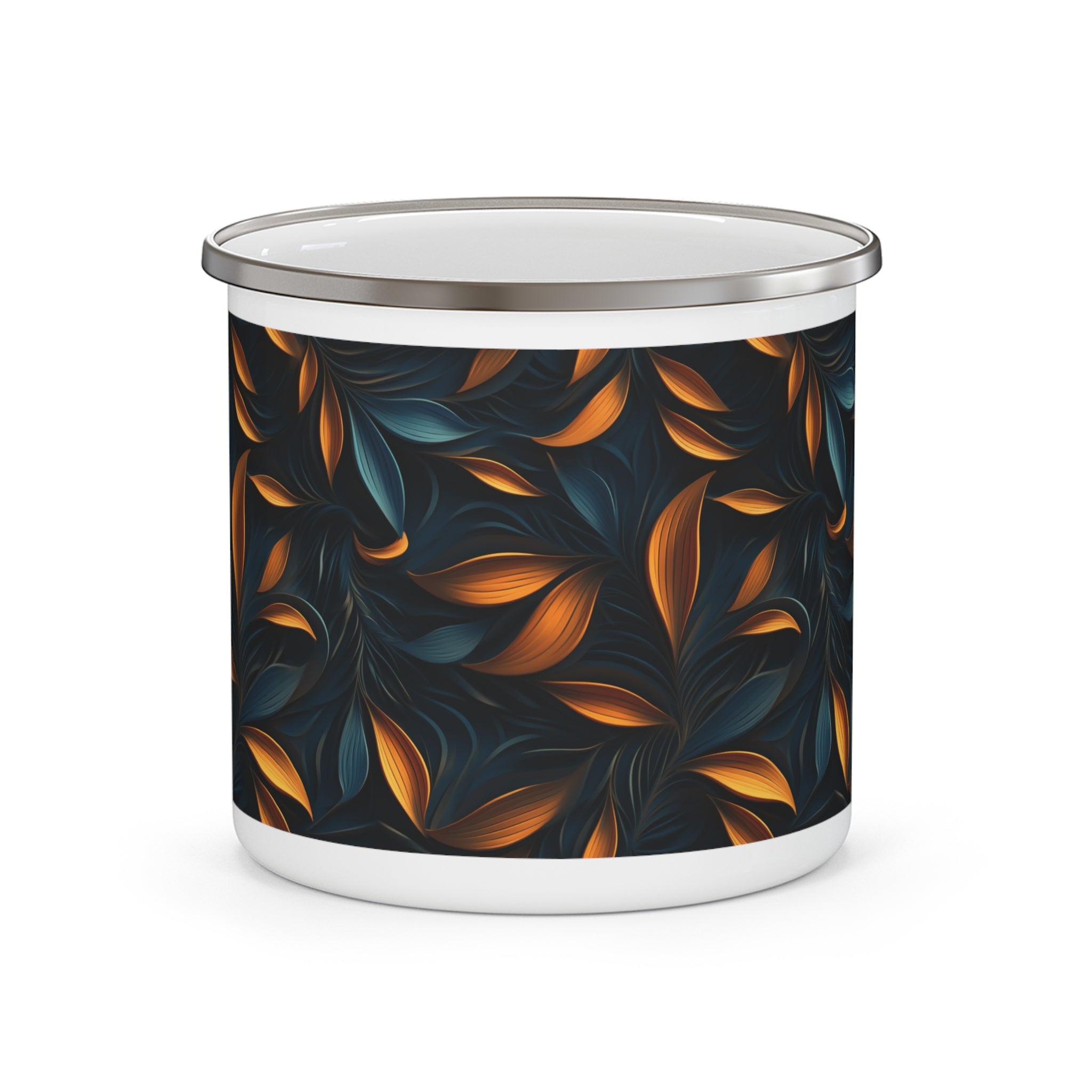 Enamel Camping Mug - Seamless Designs 17
