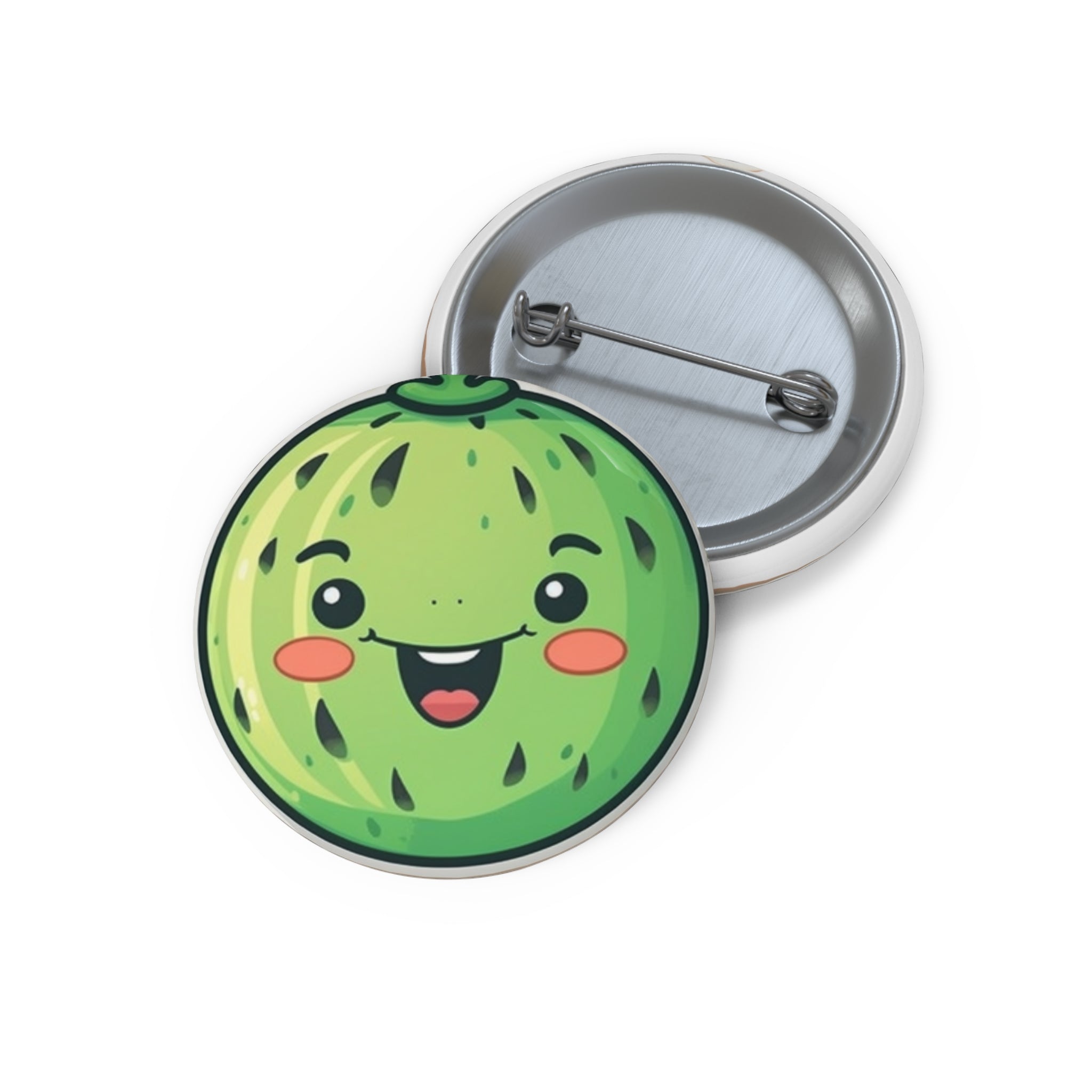 Custom Pin Buttons - Honeydew Melon