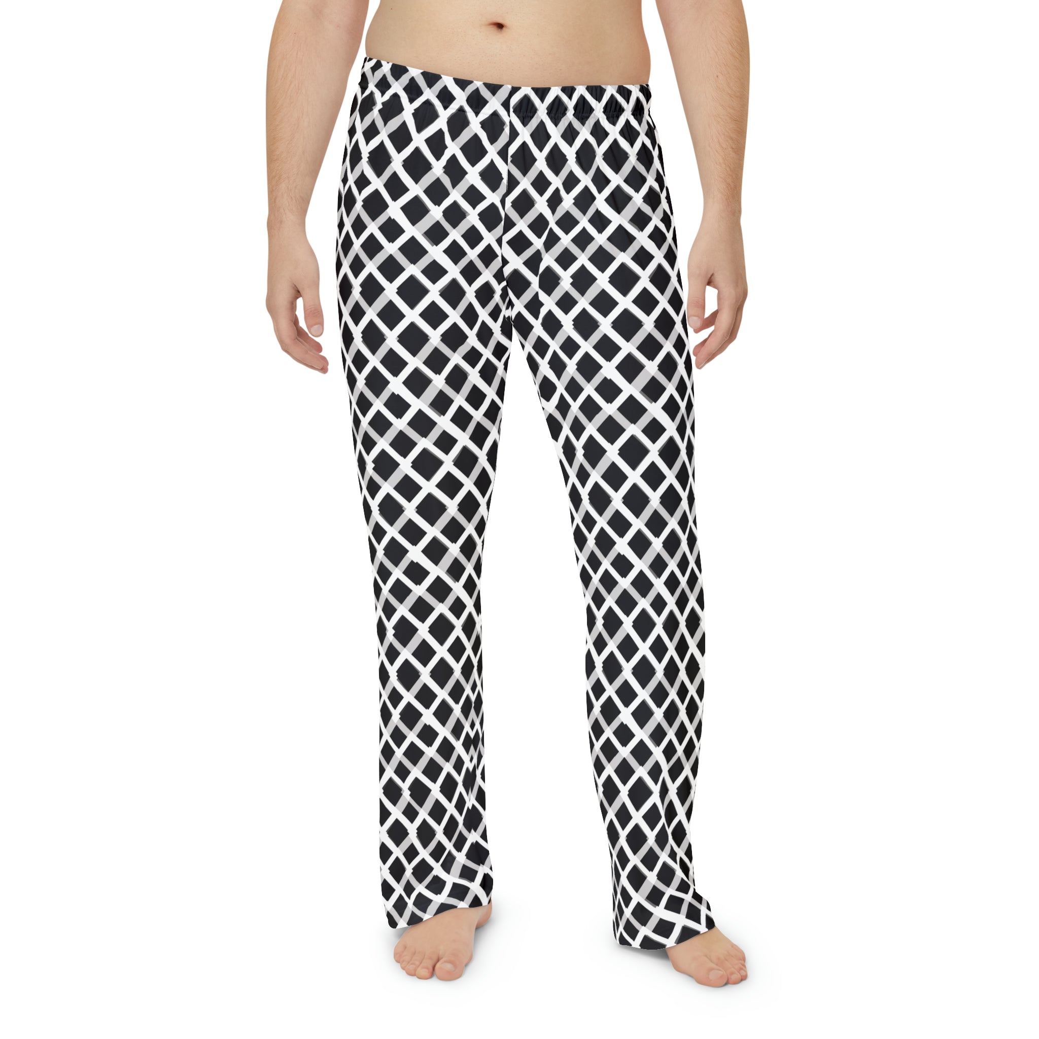 Men's Pajama Pants (AOP) - Seamless Checkered Designs 29