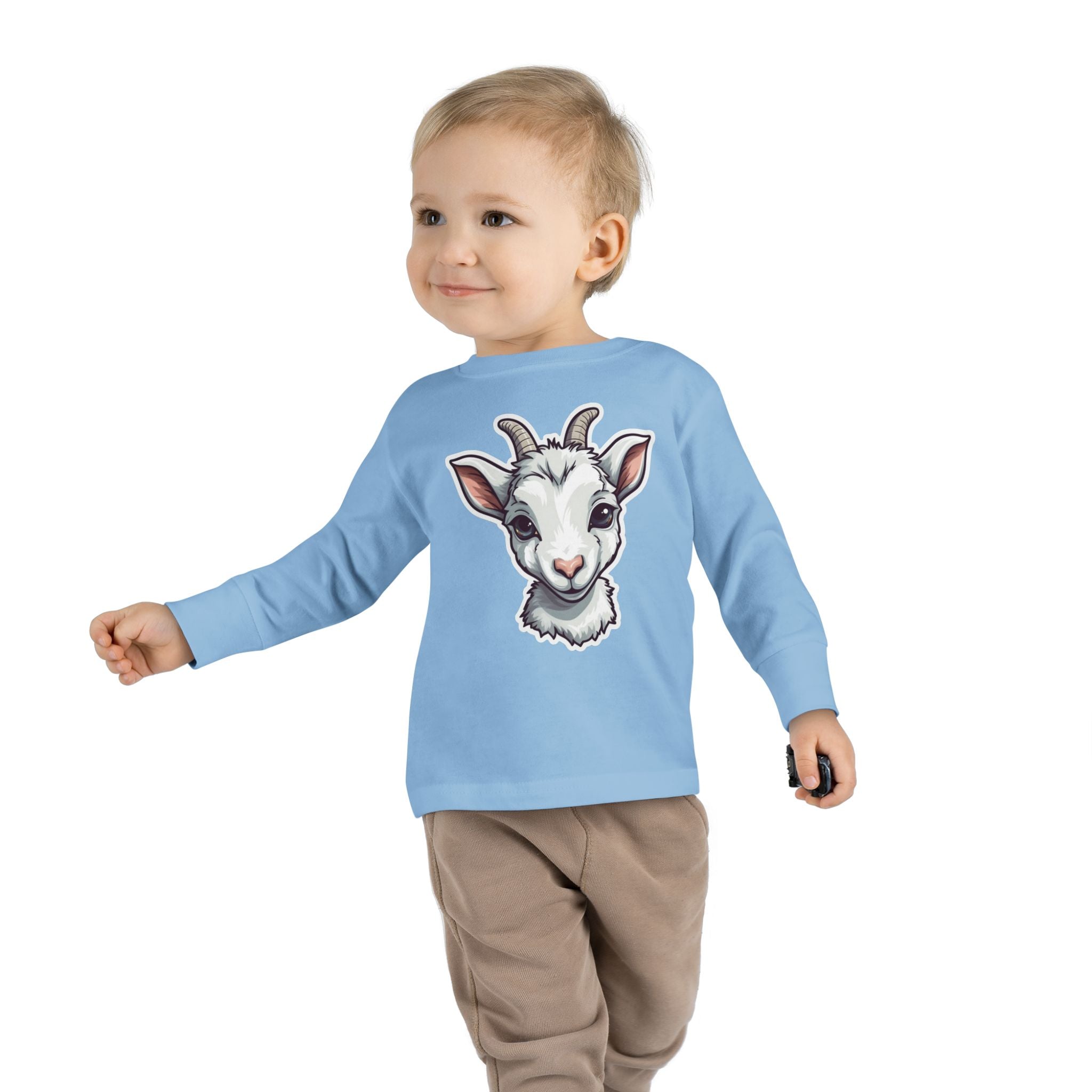 Toddler Long Sleeve Tee - Goat Kid