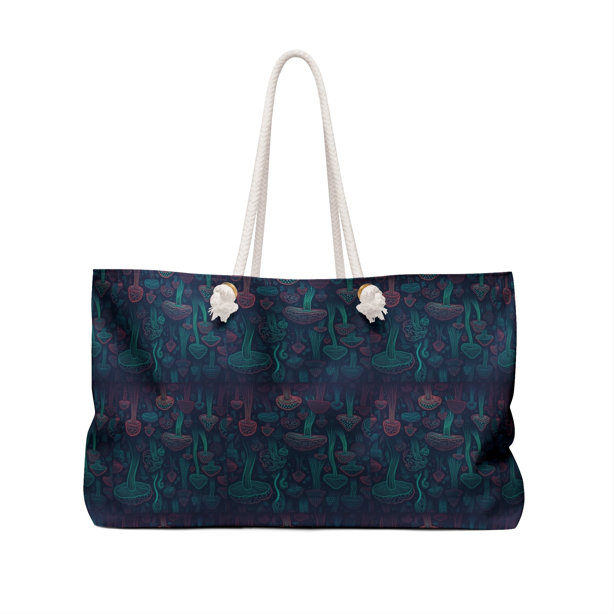 Weekender Bag (AOP) - Seamless Mushroom Designs 09