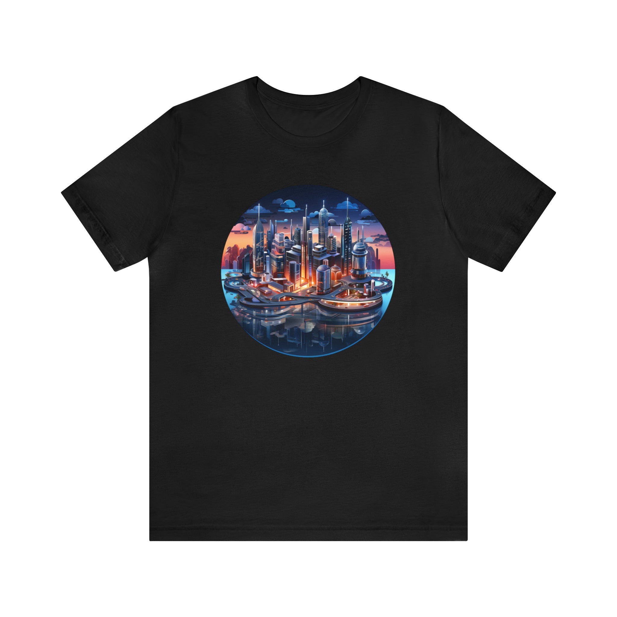 Unisex Jersey Short Sleeve Tee - Isometric Designs 05