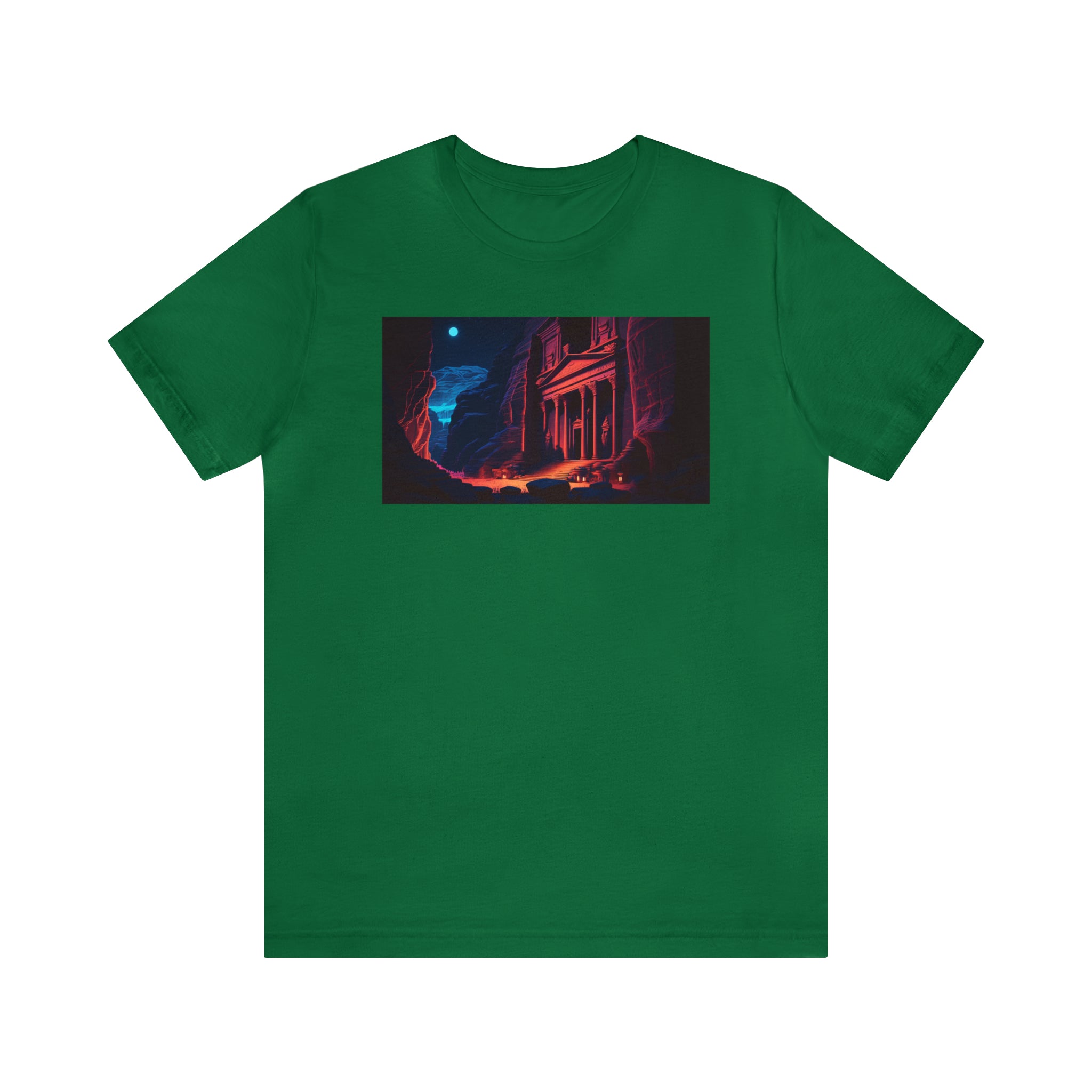 Unisex Jersey Short Sleeve Tee - Petra Caves, Jordan