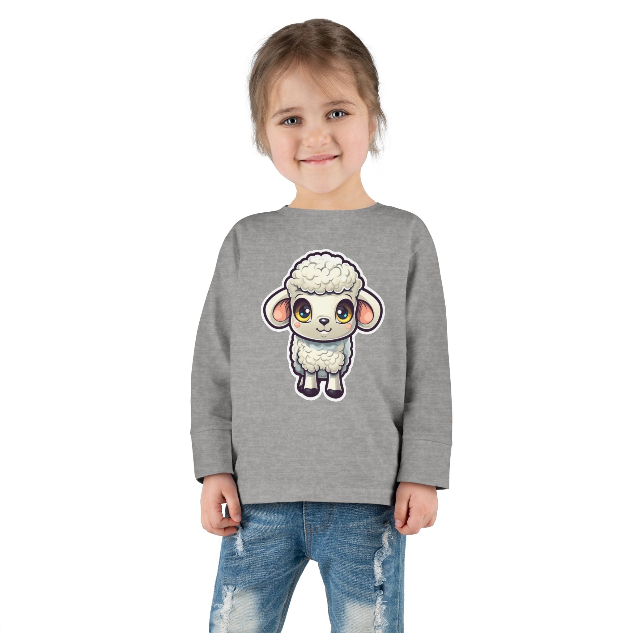 Toddler Long Sleeve Tee - Sheep Lamb