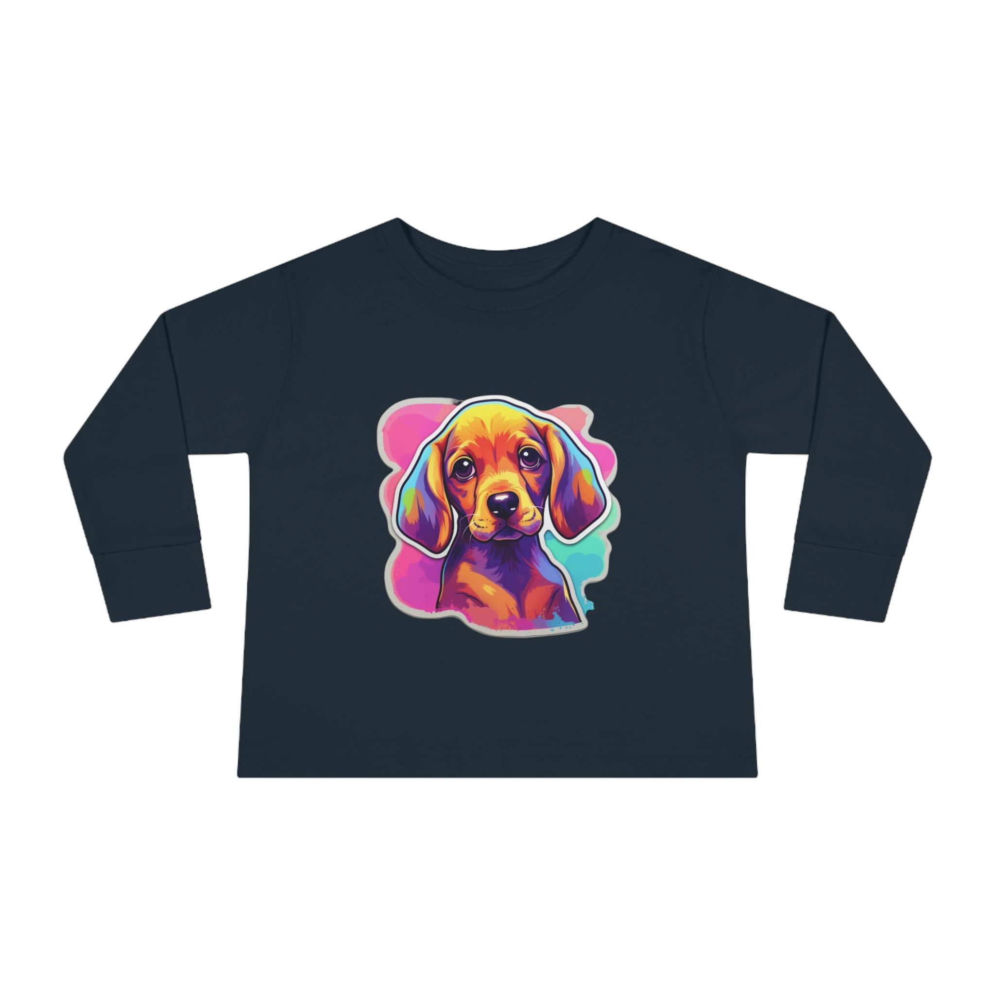 Toddler Long Sleeve Tee - Puppies 06