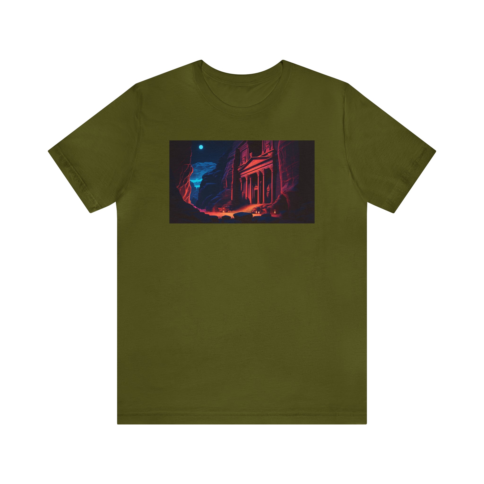 Unisex Jersey Short Sleeve Tee - Petra Caves, Jordan