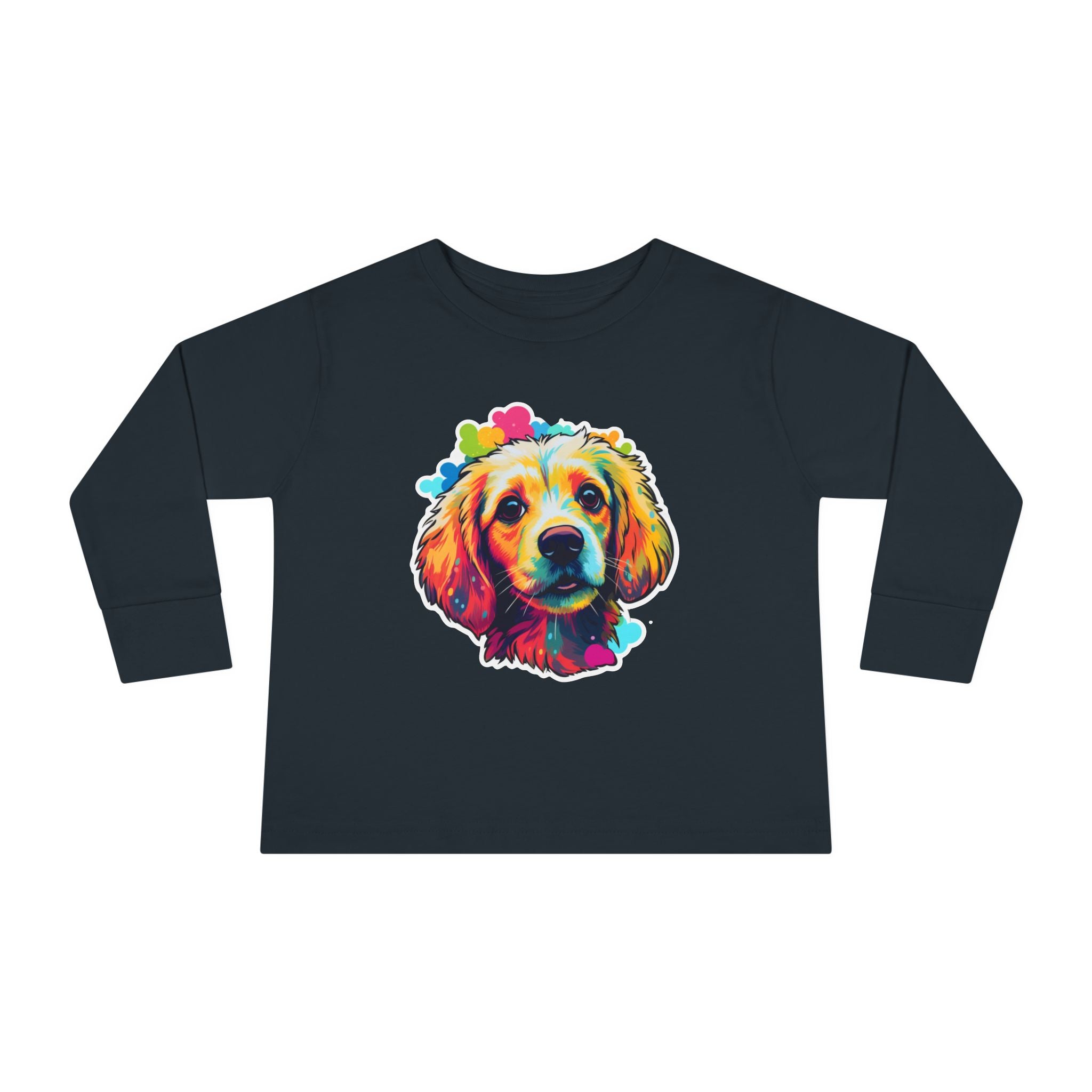 Toddler Long Sleeve Tee - Puppies 07