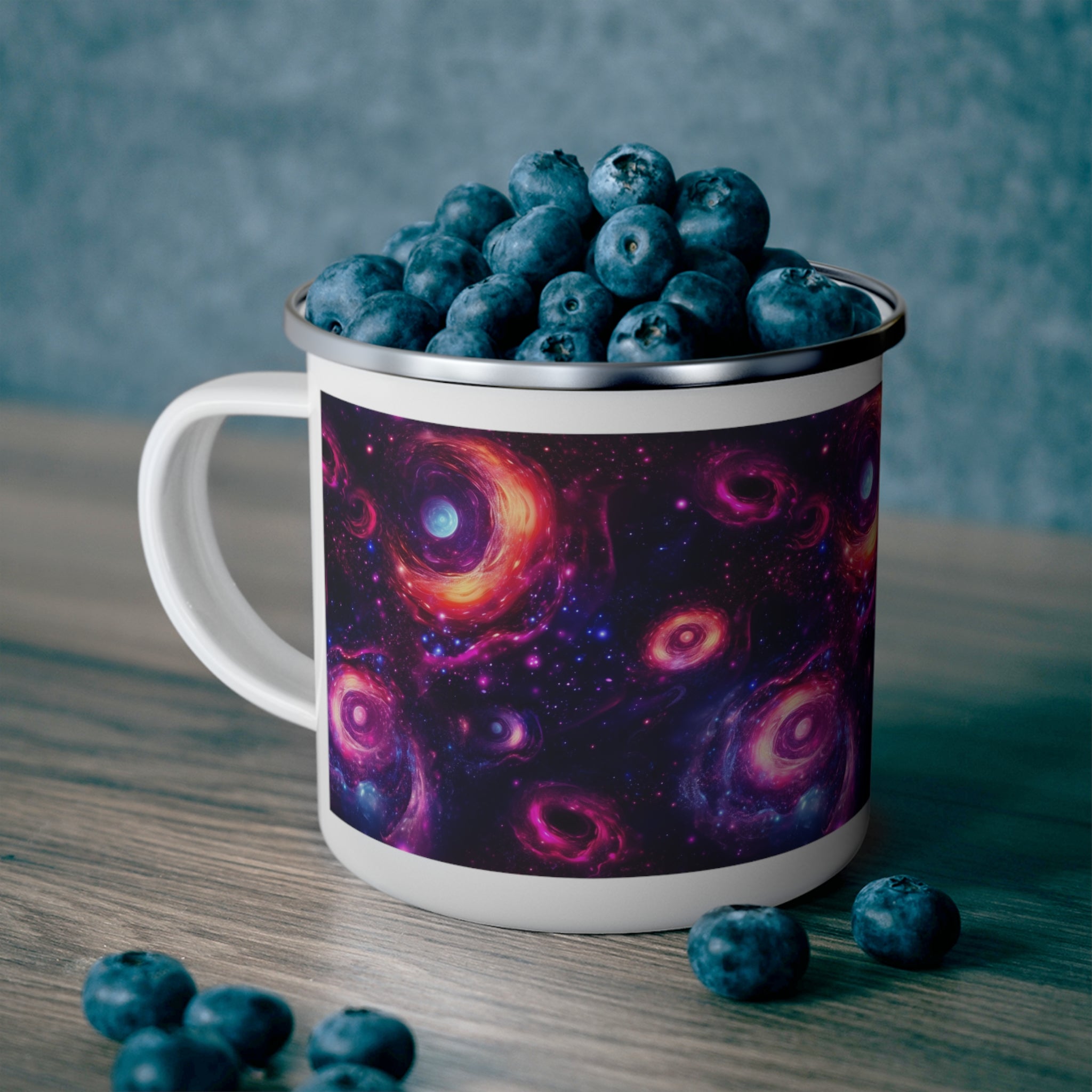 Enamel Camping Mug - Seamless Designs 08