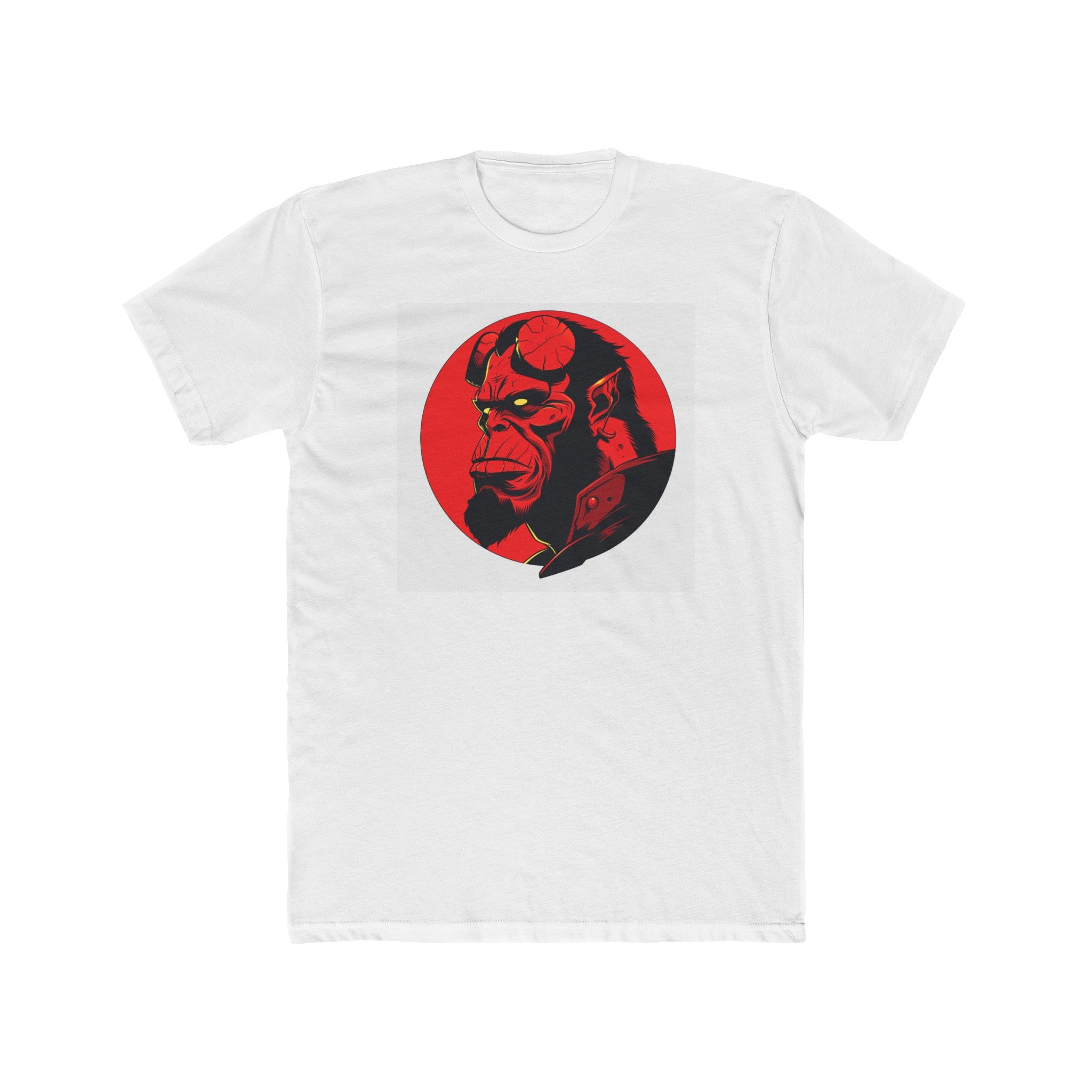 Men's Cotton Crew Tee - Superheroes Collection - Hellboy 02