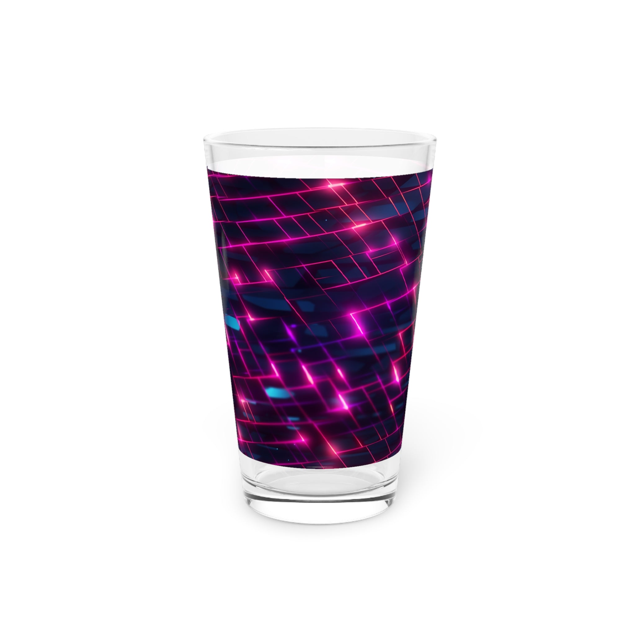 Pint Glass, 16oz - Abstract Designs 05