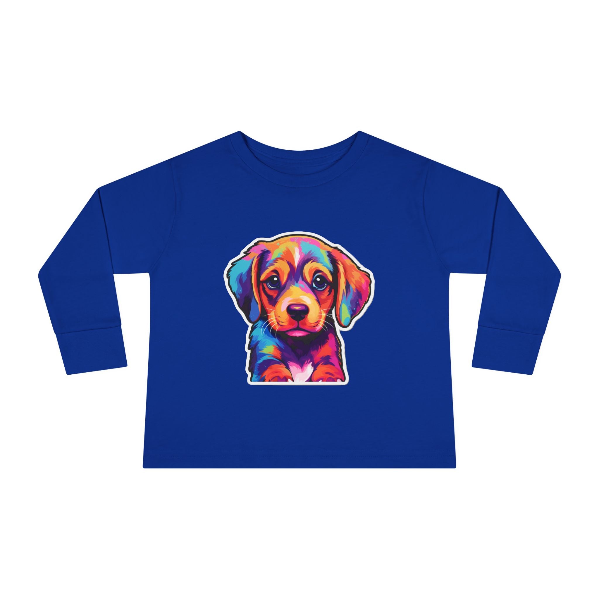 Toddler Long Sleeve Tee - Puppies 05