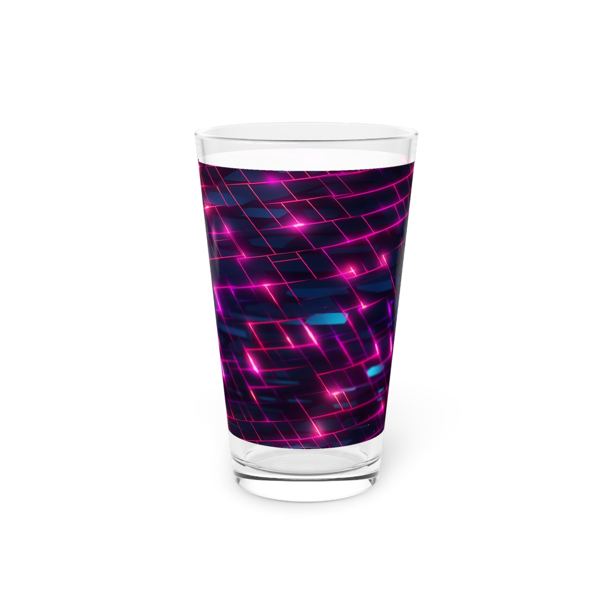 Pint Glass, 16oz - Abstract Designs 05