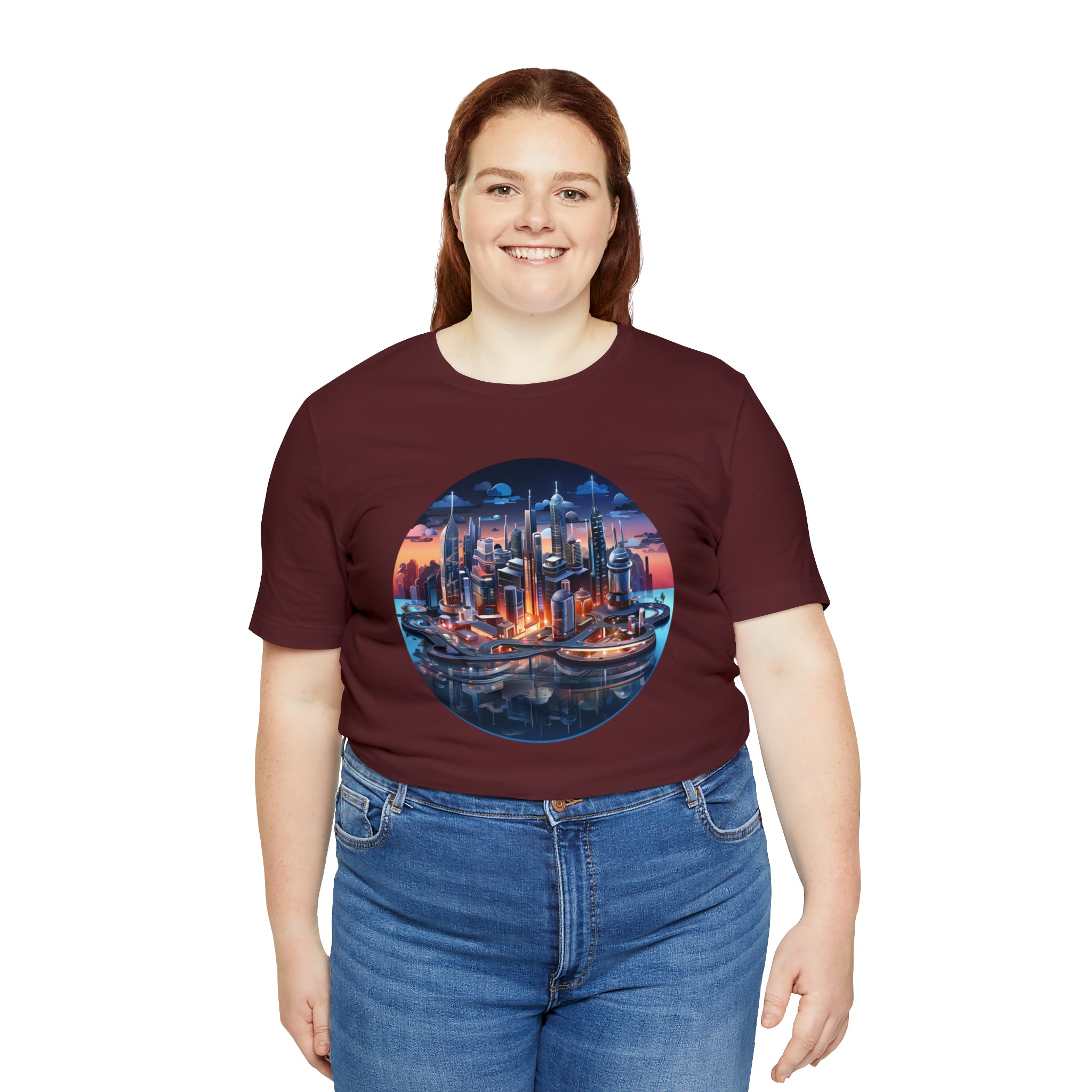 Unisex Jersey Short Sleeve Tee - Isometric Designs 05