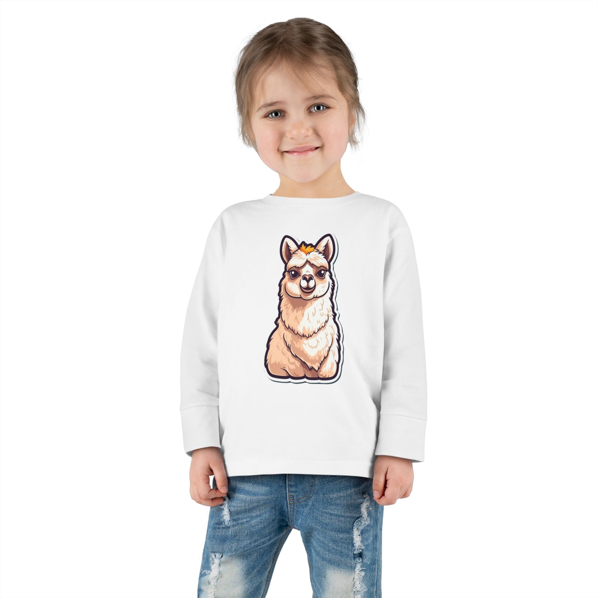 Toddler Long Sleeve Tee - Llama Calf