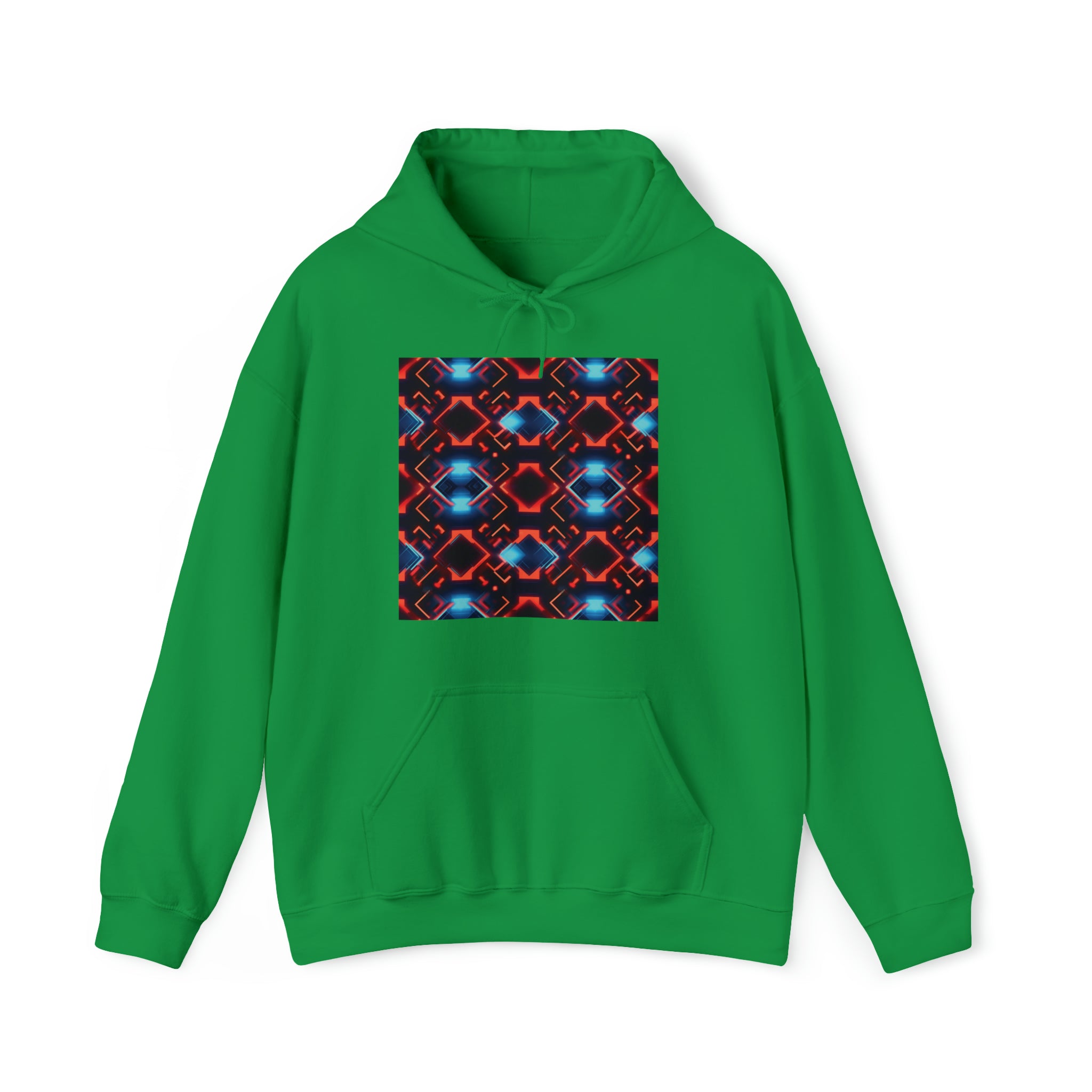 Unisex Heavy Blend™ Hooded Sweatshirt - Abstract Neon Designs 07