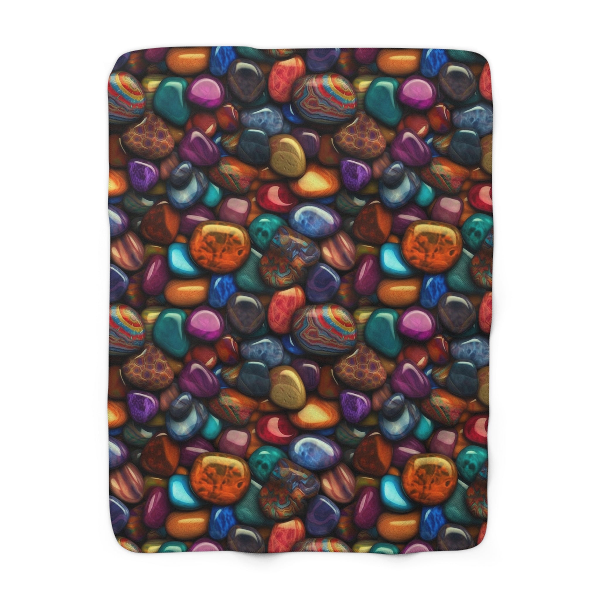 Sherpa Fleece Blanket (AOP) - Seamless Designs 12