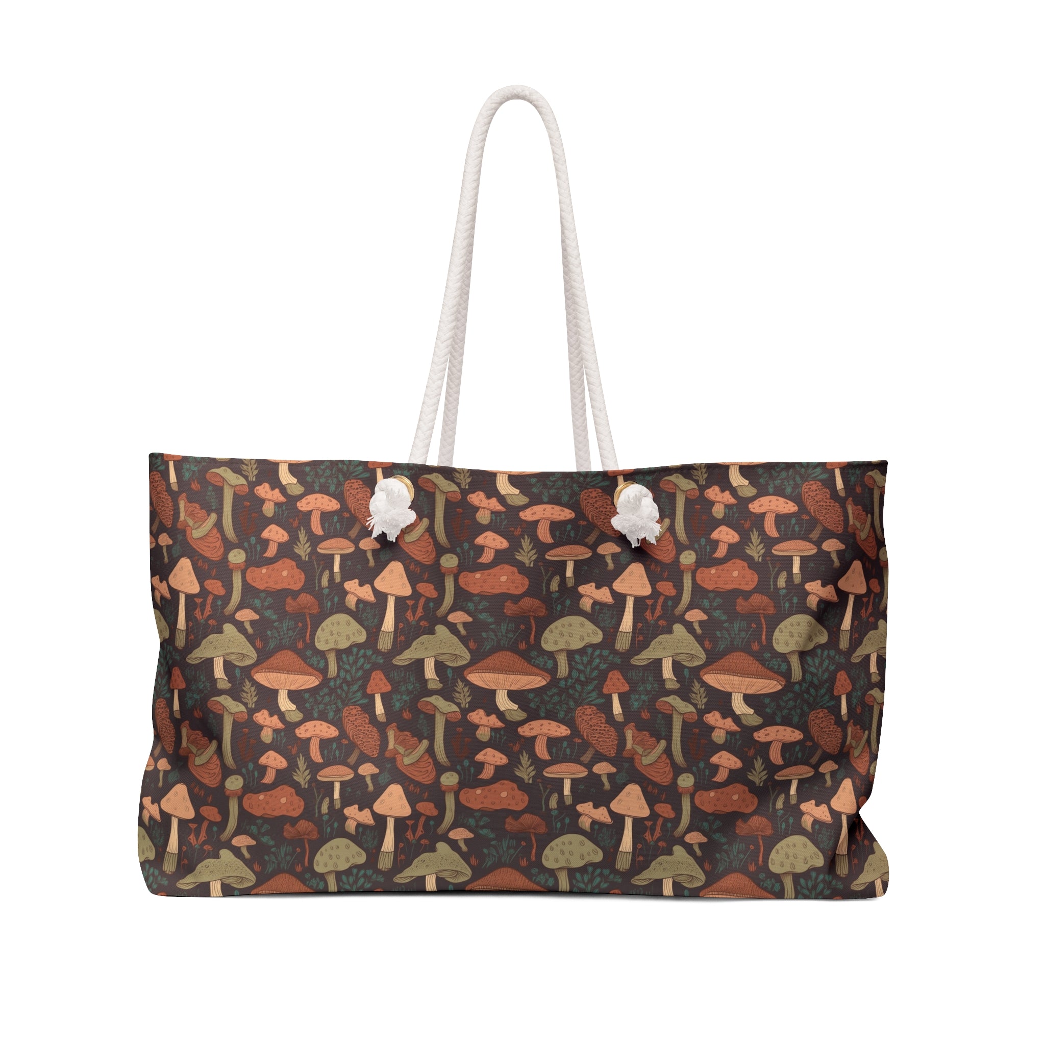 Weekender Bag (AOP) - Seamless Mushroom Designs 02