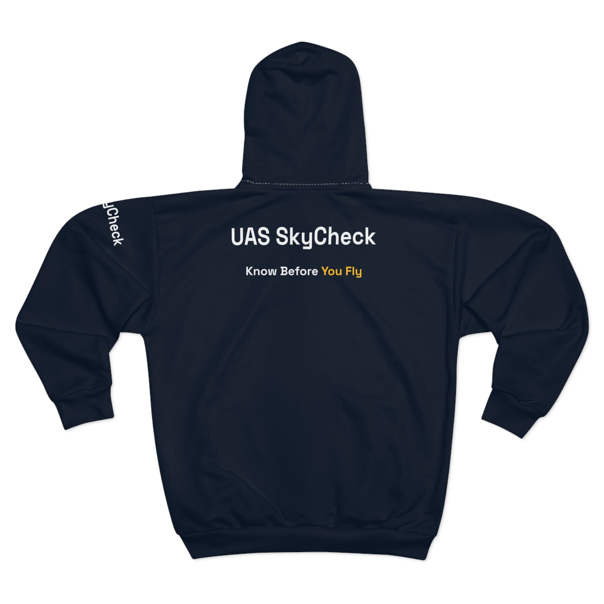 UAS SkyCheck Drone Pilot Zip Hoodie