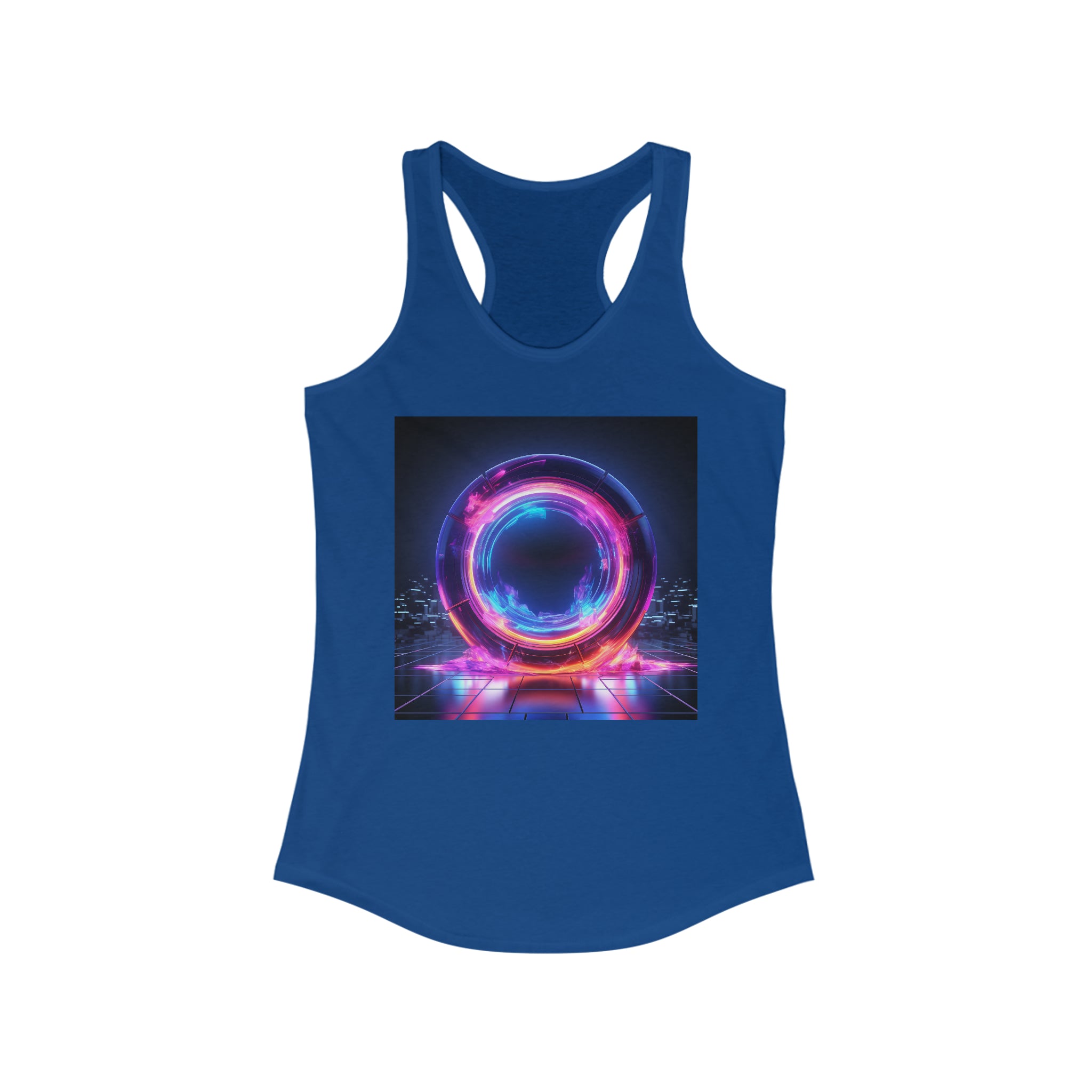 Women's Ideal Racerback Tank - Vector Art Design 21