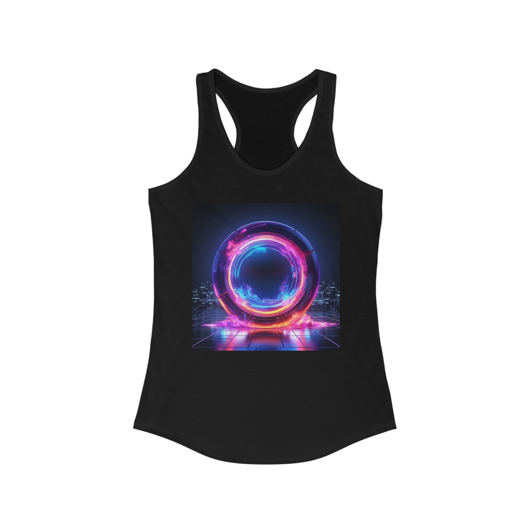 Women's Ideal Racerback Tank - Vector Art Design 21