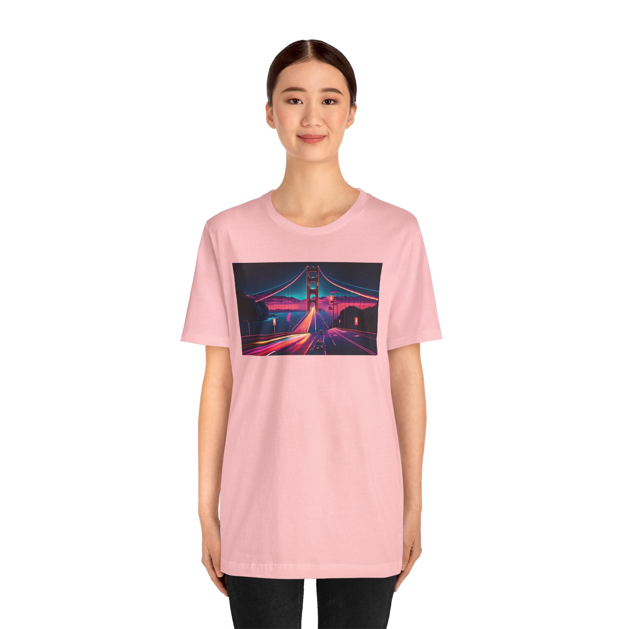 Unisex Jersey Short Sleeve Tee - Golden Gate Bridge, San Francisco, USA