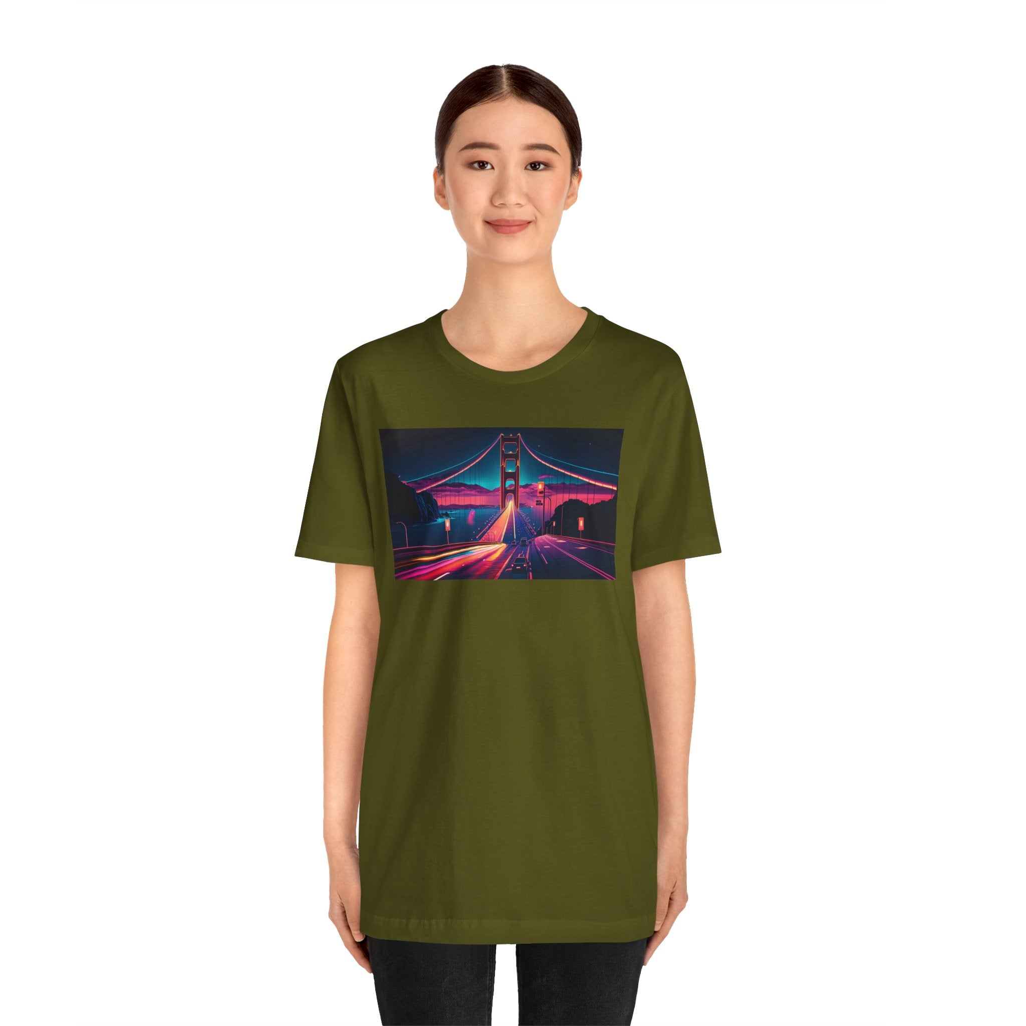 Unisex Jersey Short Sleeve Tee - Golden Gate Bridge, San Francisco, USA